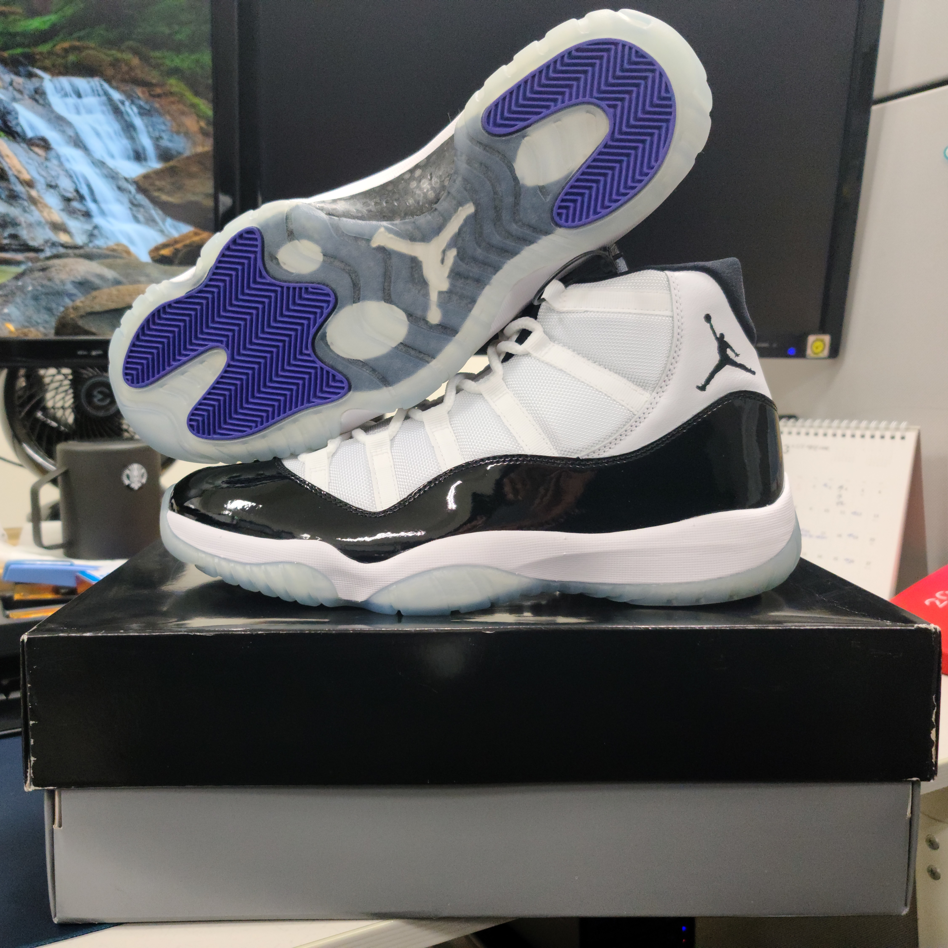 Jordan 11 Retro Concord 2018 착용 스타일