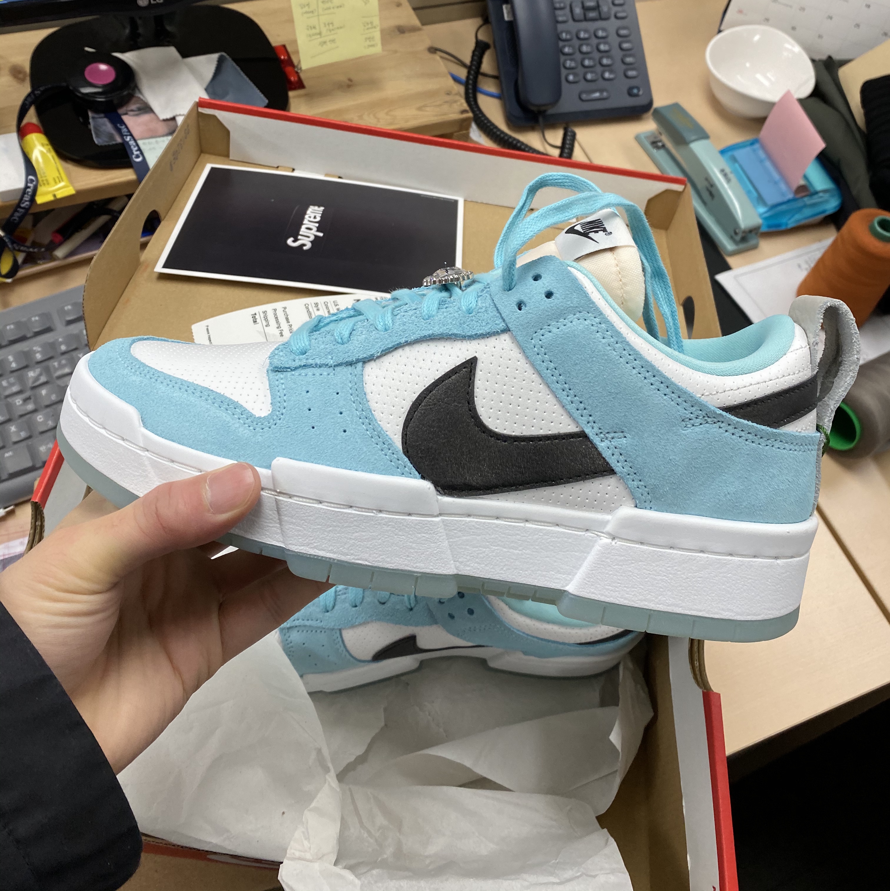 (W) Nike Dunk Low Disrupt Copa 착용 스타일