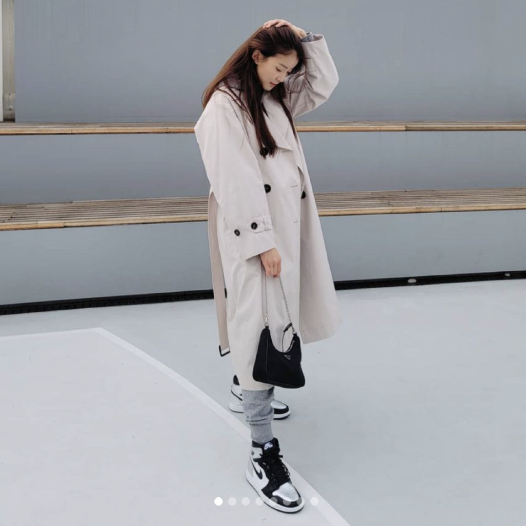 (W) Jordan 1 Retro High OG Silver Toe 착용 스타일 - 3