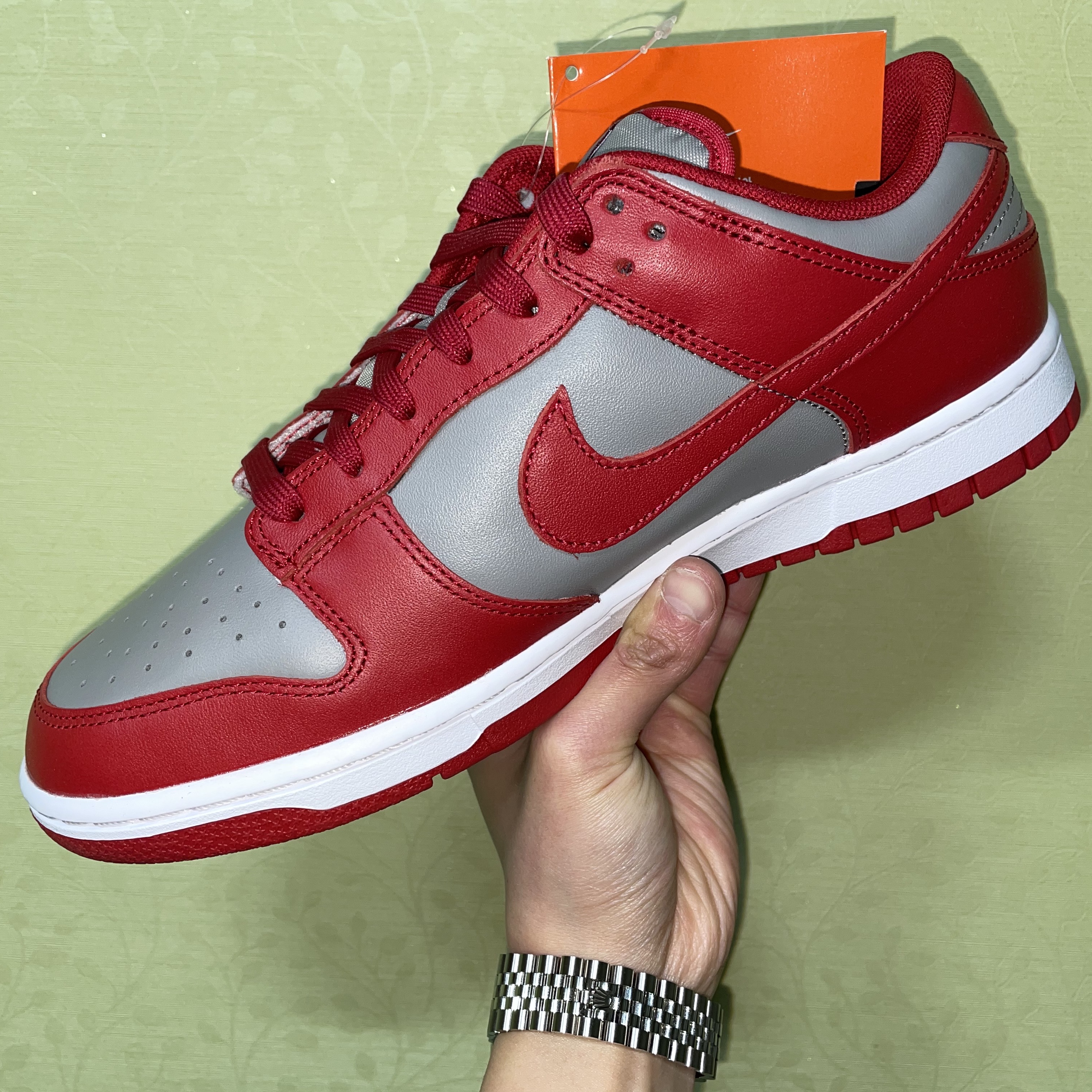 Nike Dunk Low Retro Medium Grey 착용 스타일 - 1