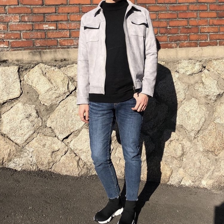 Balenciaga Speed Trainer Black White 2020 착용 스타일