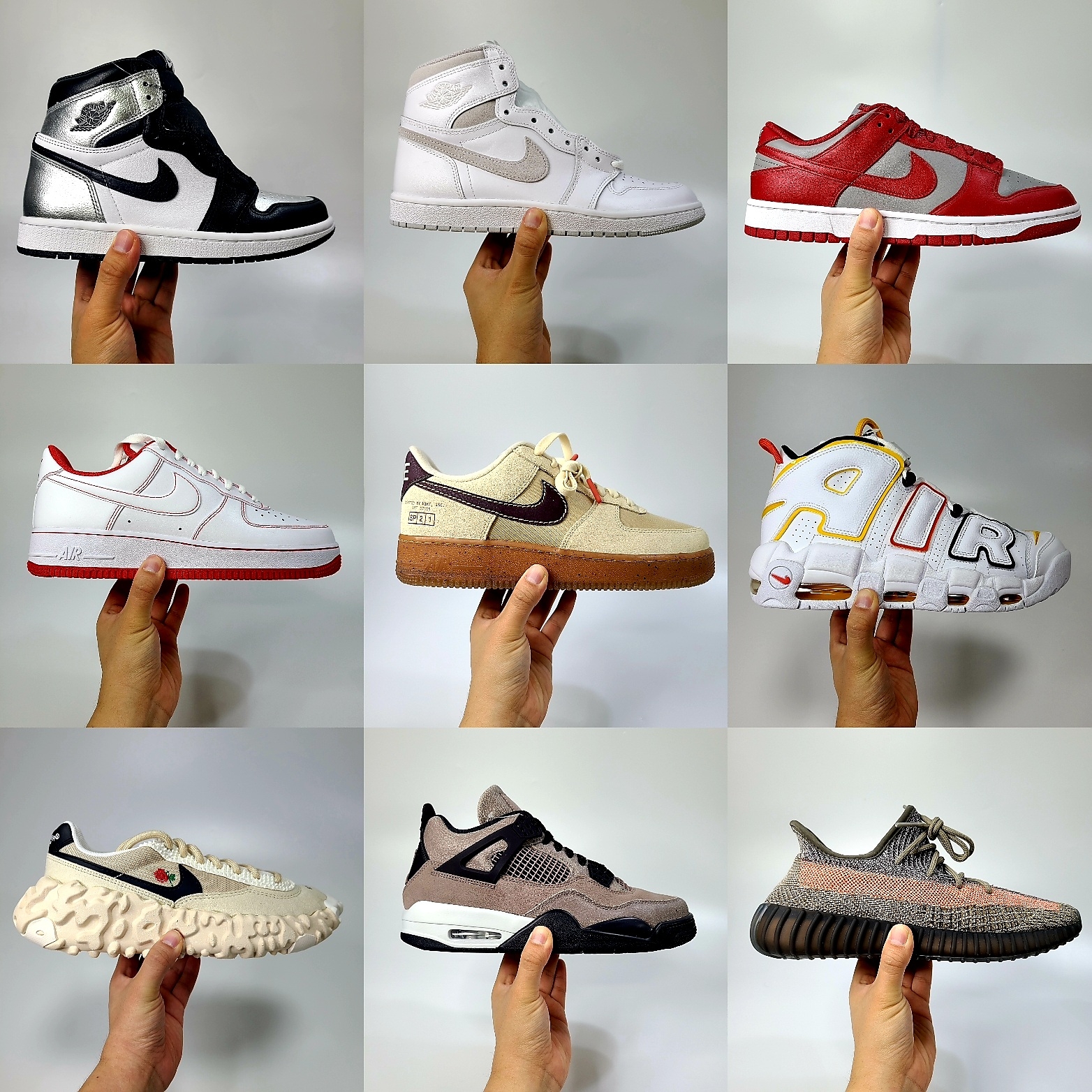 (W) Jordan 1 Retro High OG Silver Toe, Jordan 1 High 85 Neutral Grey 착용 스타일