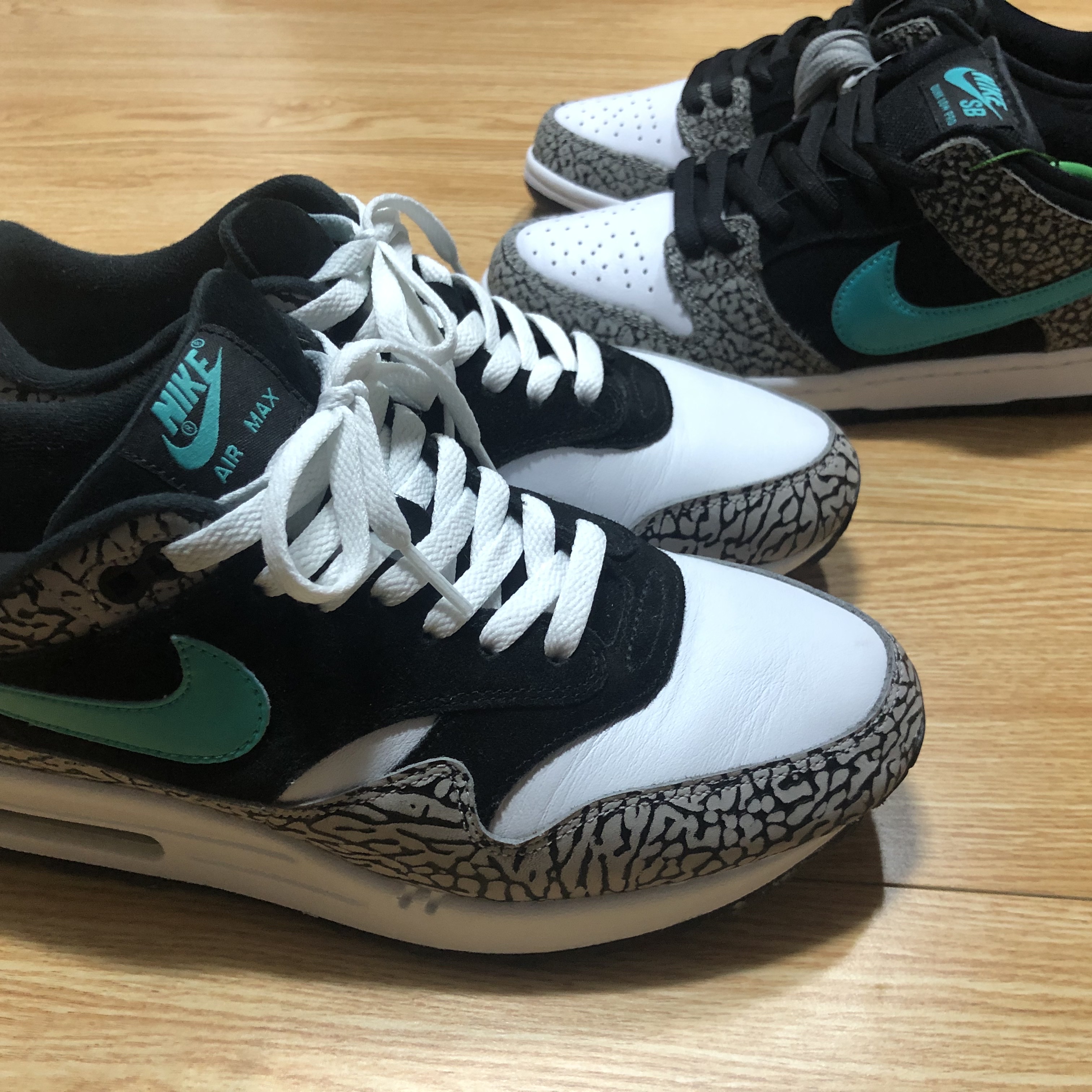 NIke x Atmos Air Max 1 Elephant 2017 착용 스타일