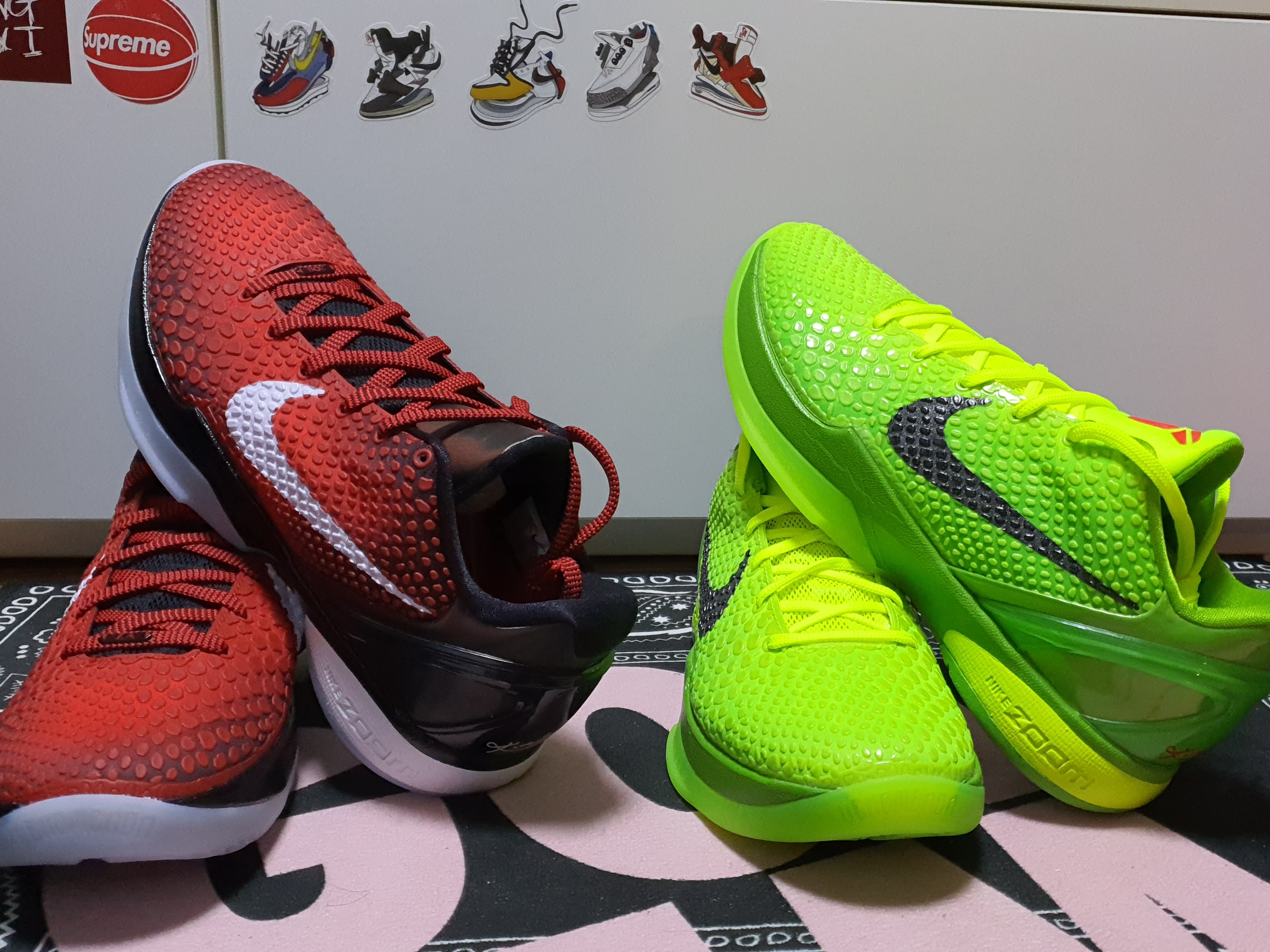 Nike Kobe 6 Protro All-Star, Nike Kobe 6 Protro Green Apple 착용 스타일
