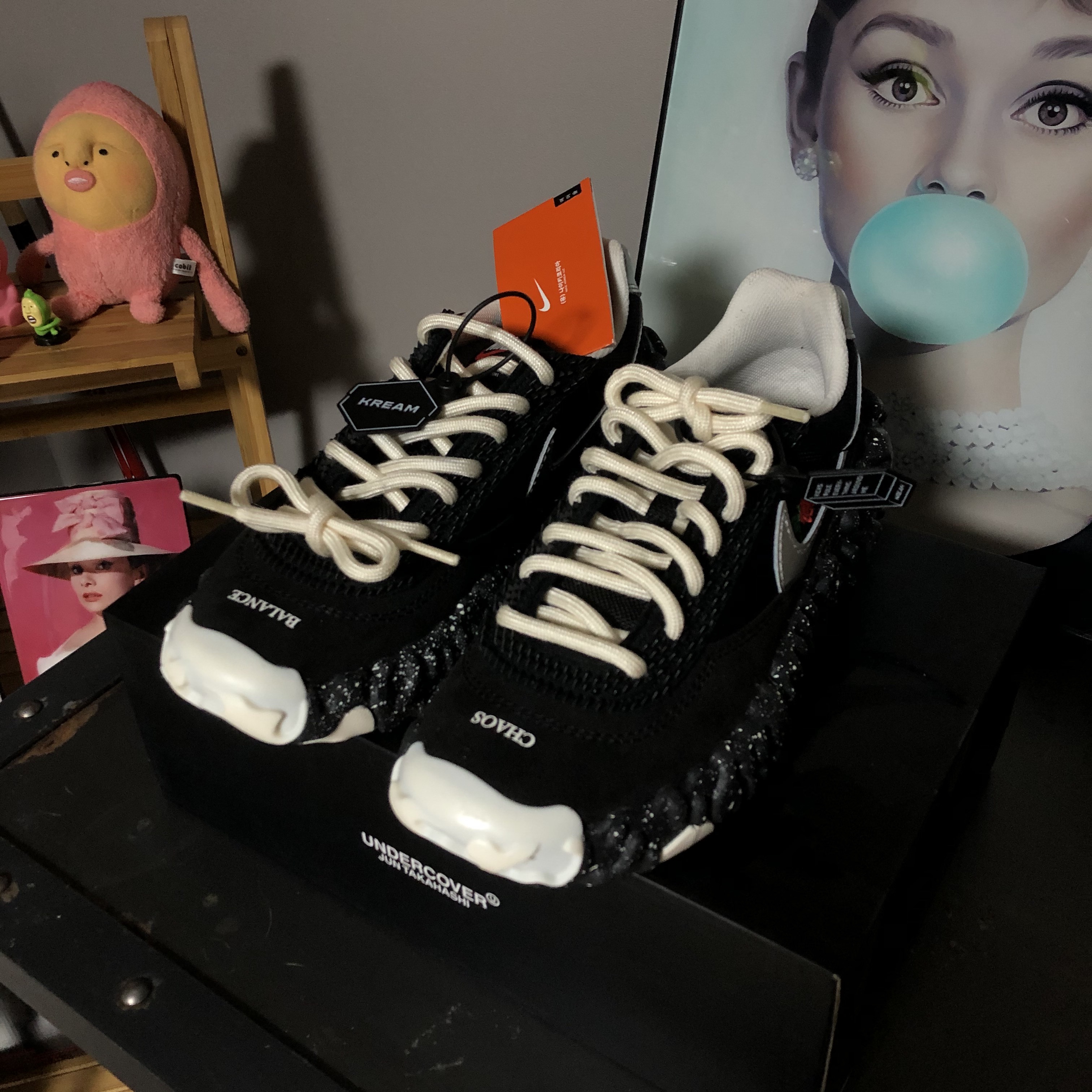 Nike x Undercover Overbreak SP Black, Supreme x Stone Island Riot Mask Camo Jacket Coral - 19SS 착용 스타일 - 1