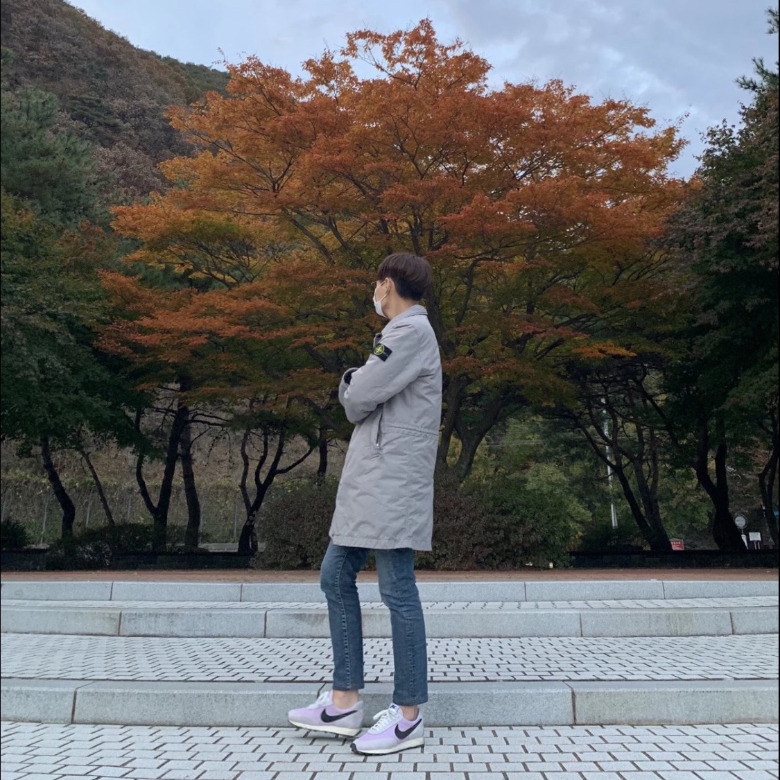 Nike Daybreak SP Lavender Mist 착용 스타일 - 3