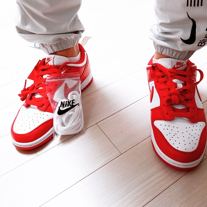 Nike Dunk Low SP University Red 2020 착용 스타일