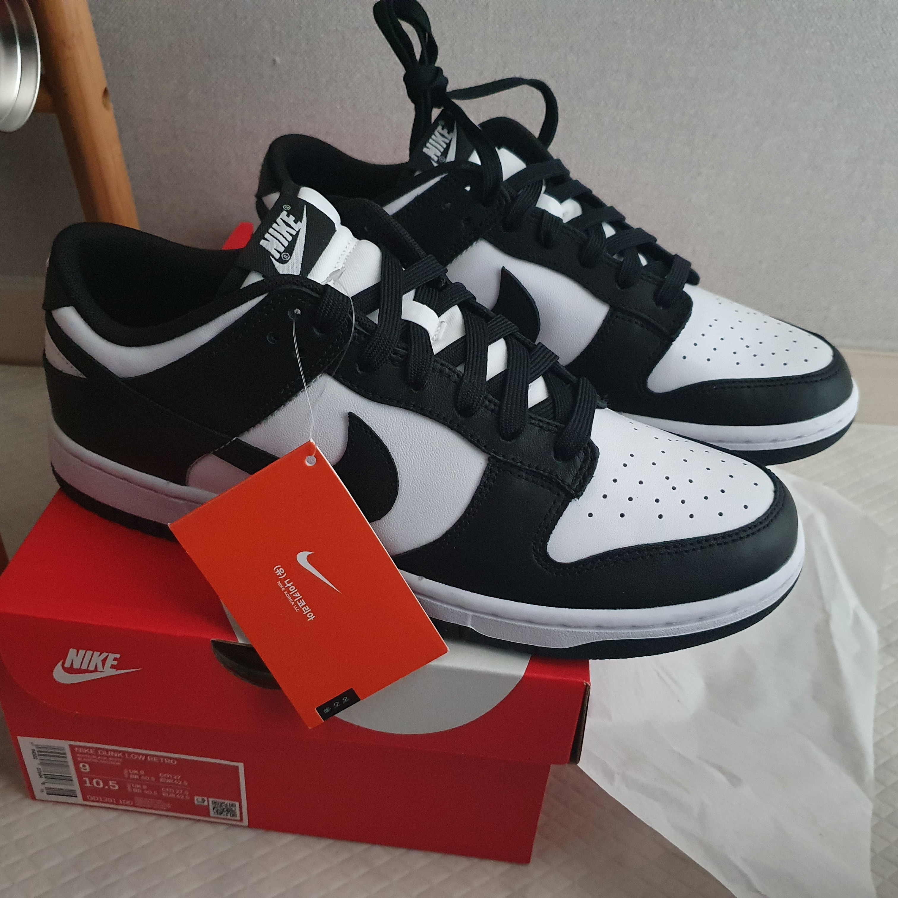 Nike Dunk Low Retro Black 착용 스타일