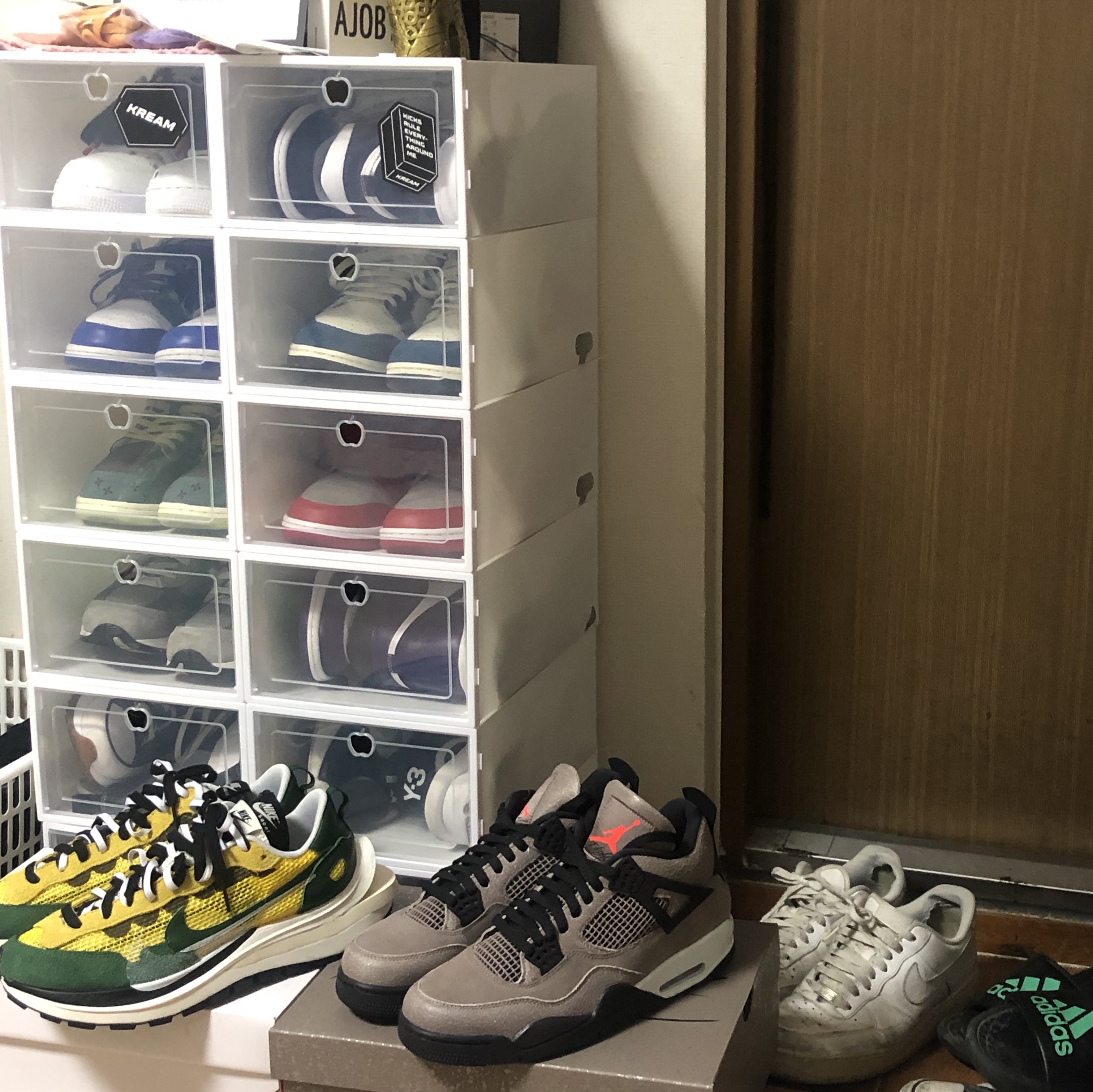 Nike x Peaceminusone Air Force 1 Low Para-Noise 2.0, Jordan 1 Retro High OG CO.JP Midnight Navy 착용 스타일