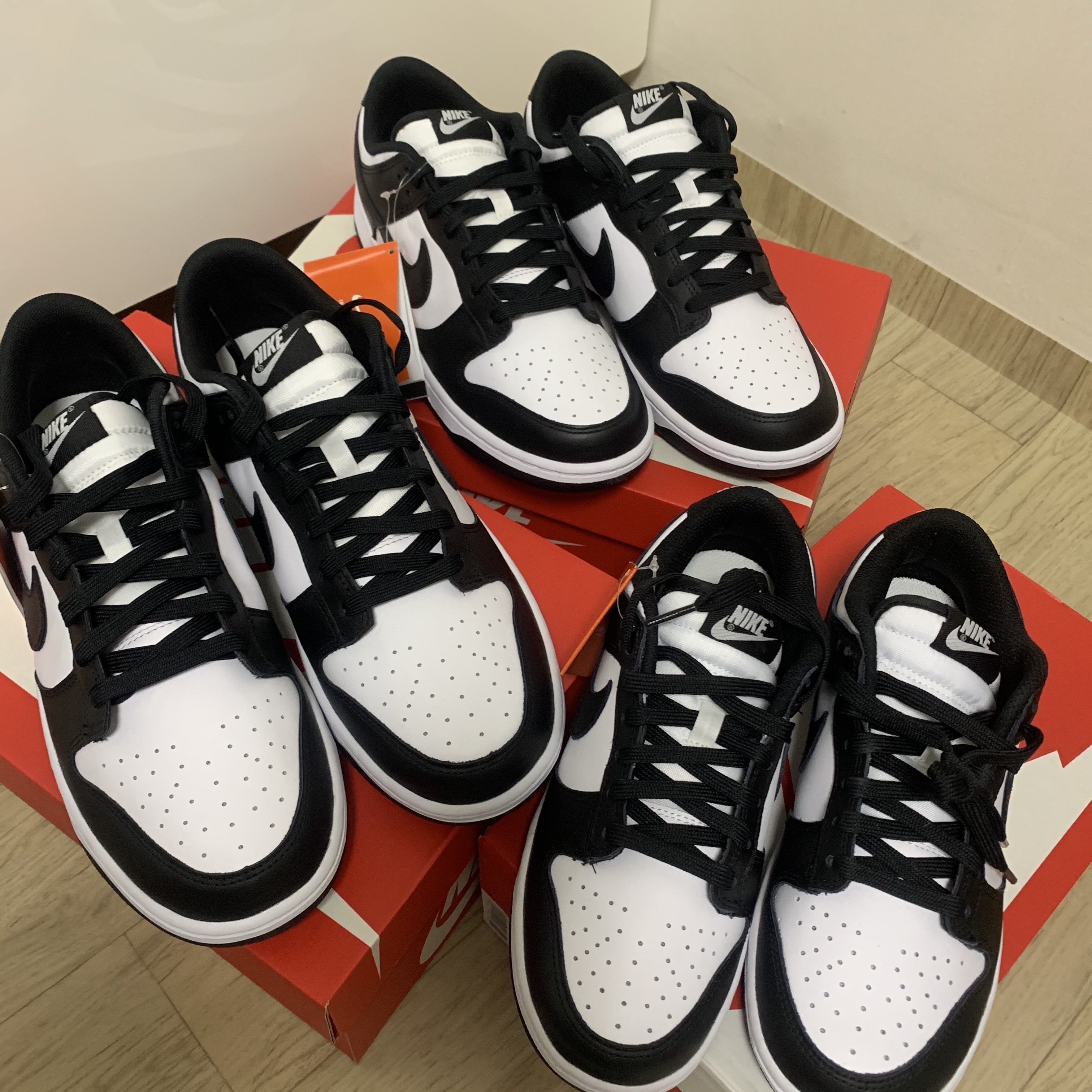 Nike Dunk Low Retro Black, (W) Nike Dunk Low Black 착용 스타일