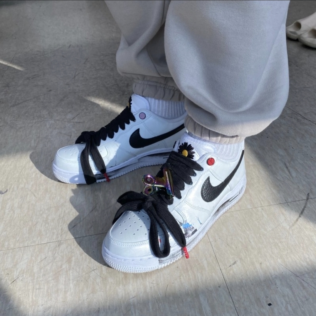 Nike x Peaceminusone Air Force 1 Low Para-Noise 2.0 착용 스타일 - 2