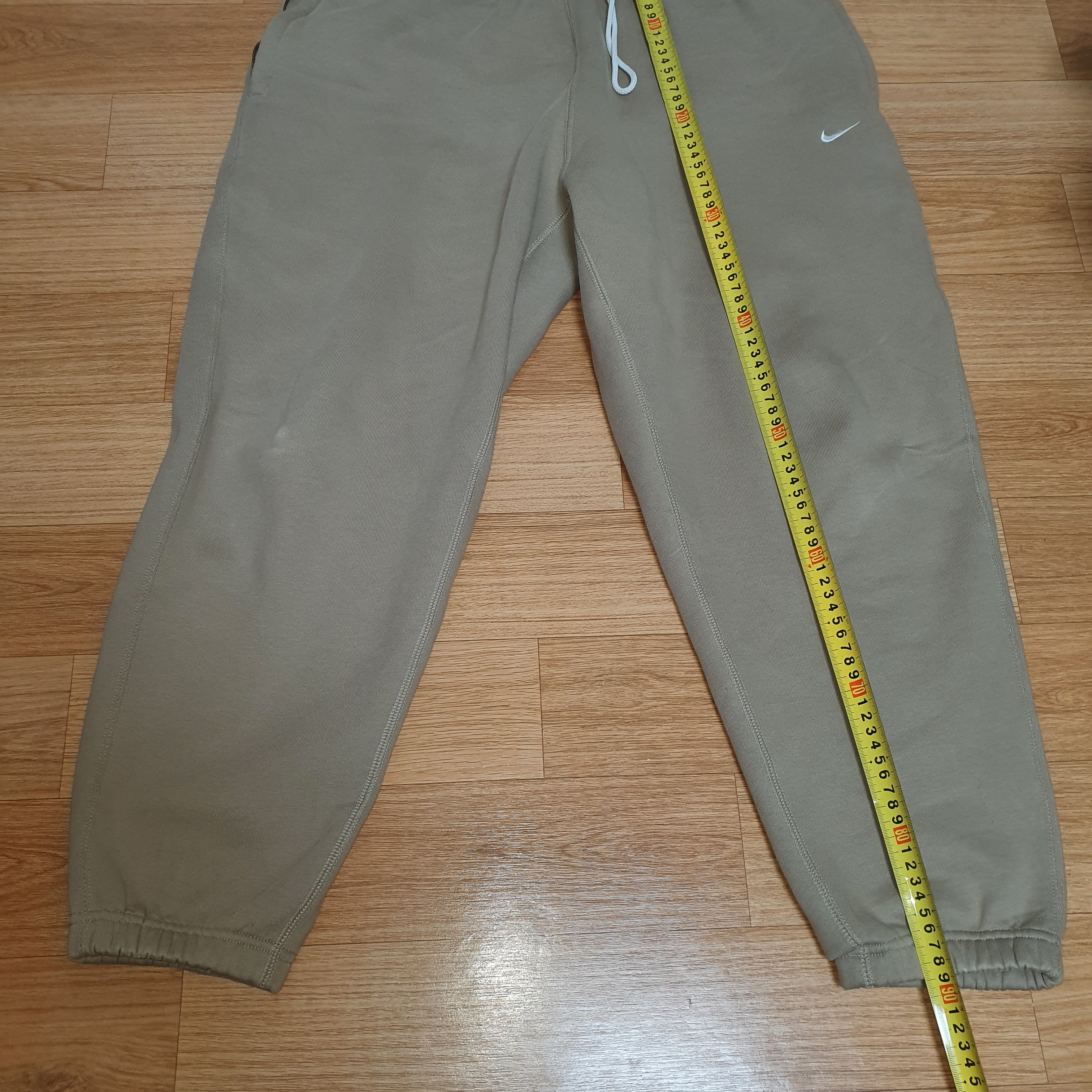 Nike NRG Solo Swoosh Fleece Pants Khaki - Asia 착용 스타일 - 2
