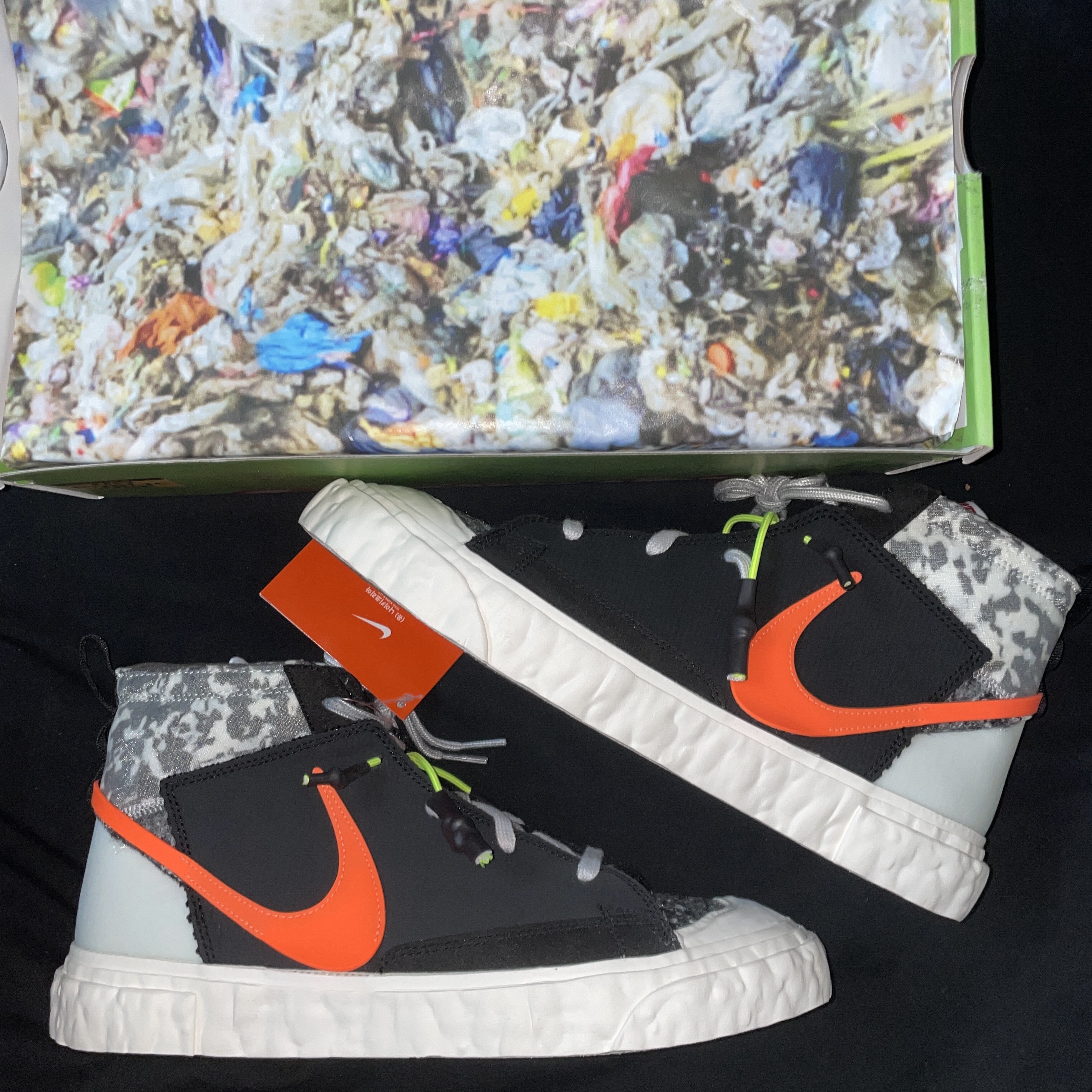 Nike x Readymade Blazer Mid Black 착용 스타일