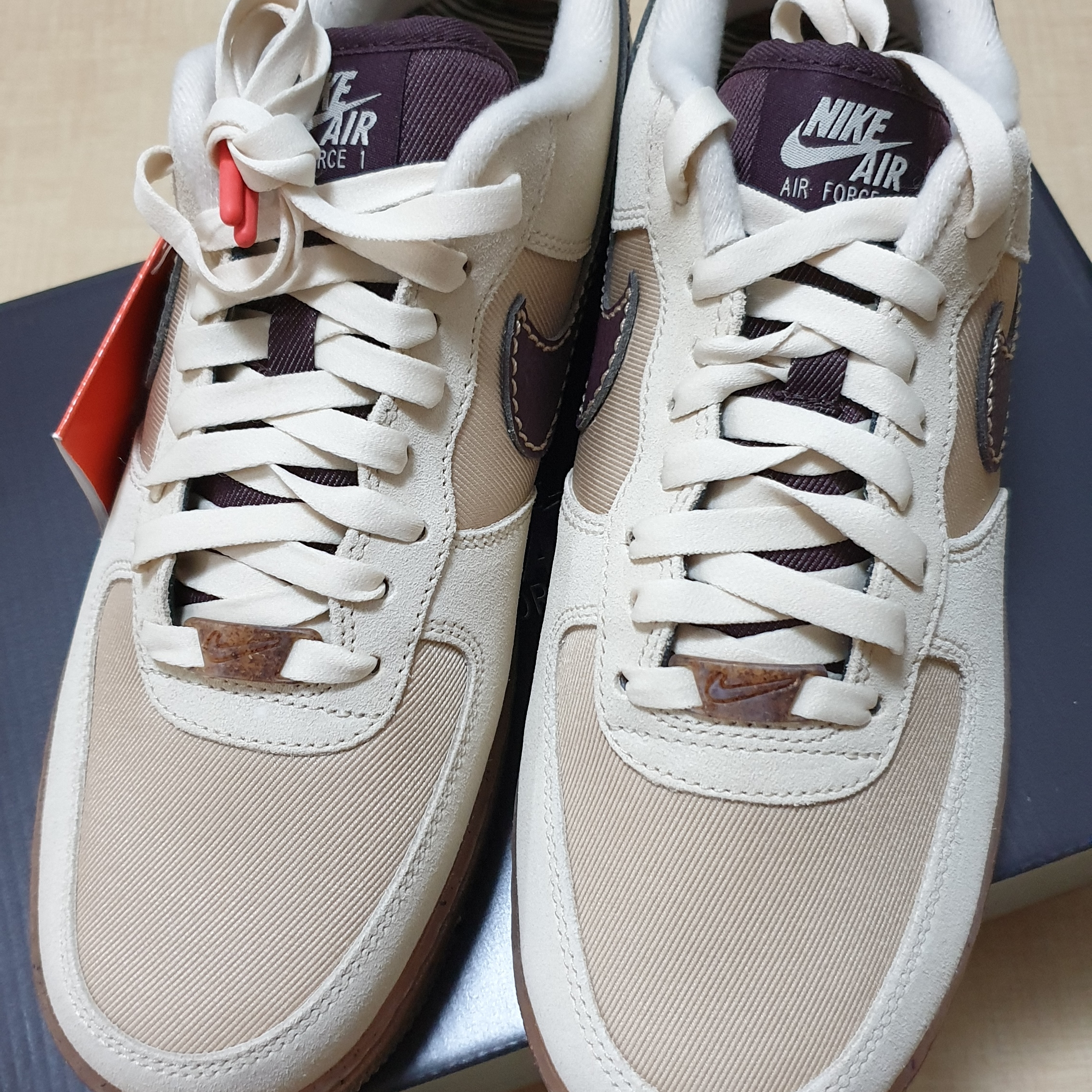 Nike Air Force 1 '07 LV8 Coffee 착용 스타일 - 1