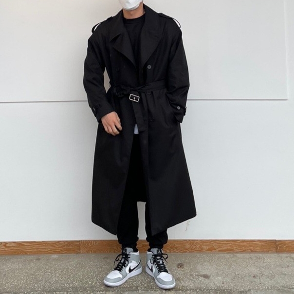 Jordan 1 Mid Light Smoke Grey 착용 스타일