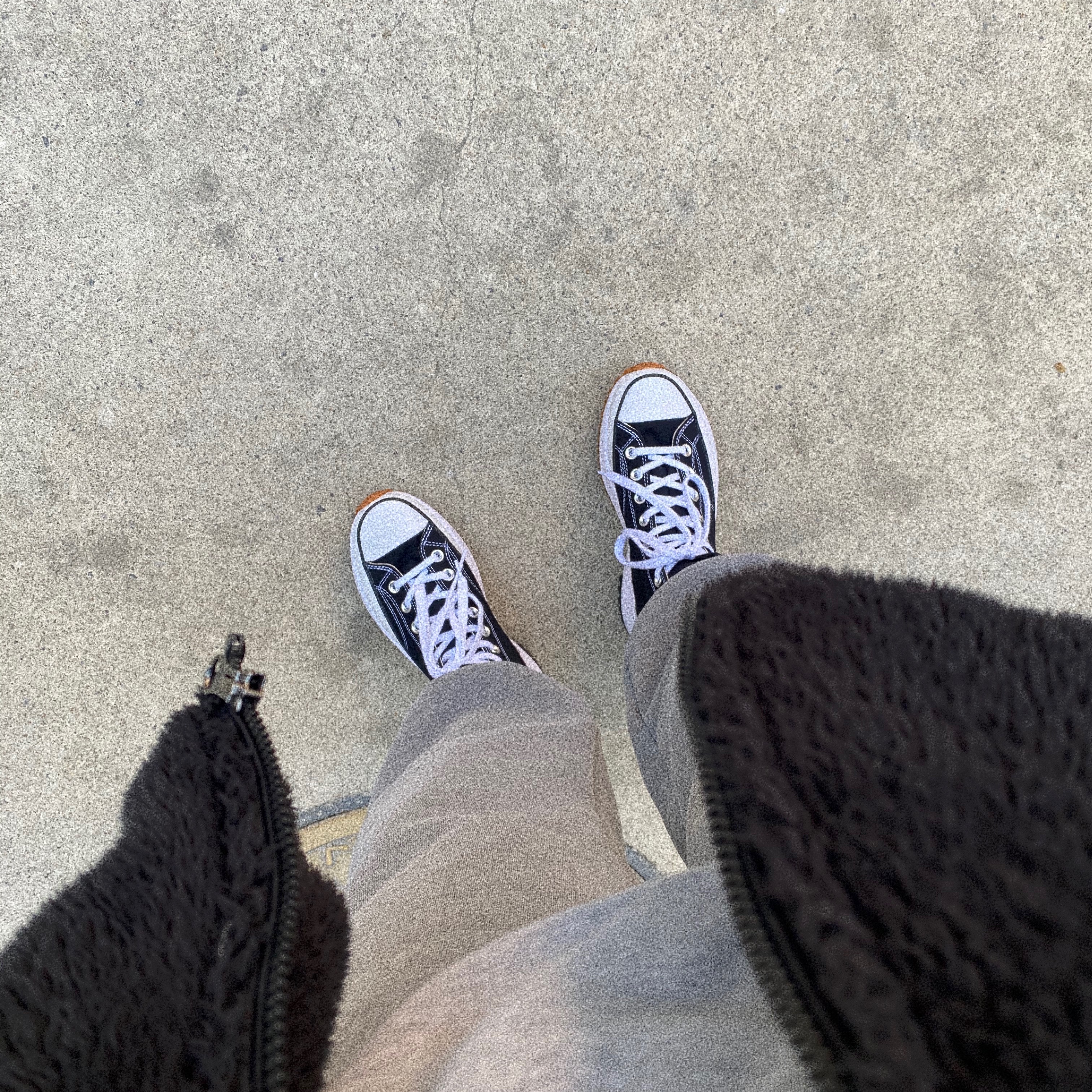 Converse Run Star Hike Hi Black White Gum 착용 스타일
