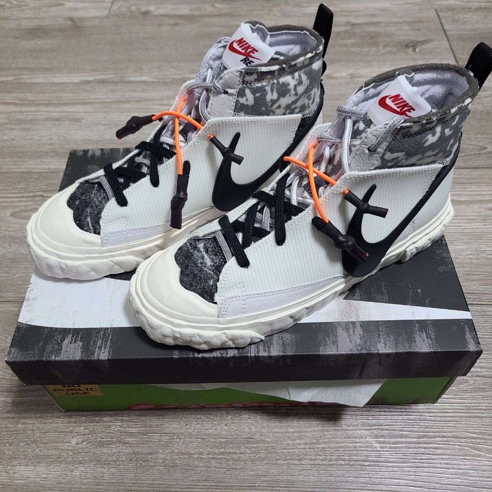 Nike x Readymade Blazer Mid White 착용 스타일 - 1