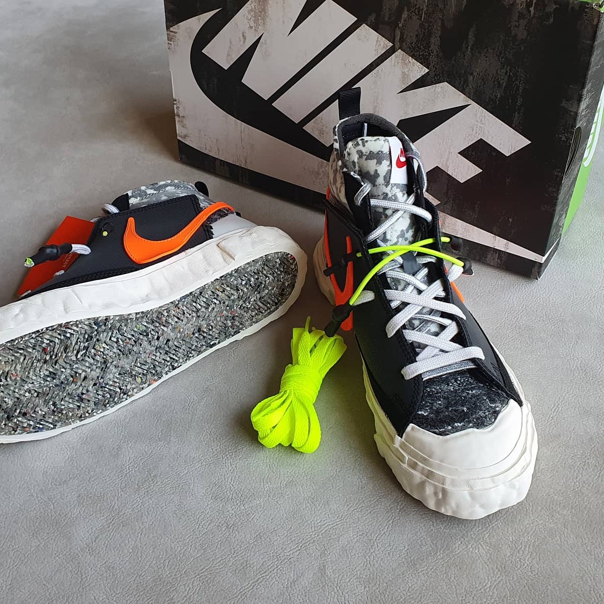 Nike x Readymade Blazer Mid Black 착용 스타일 - 4