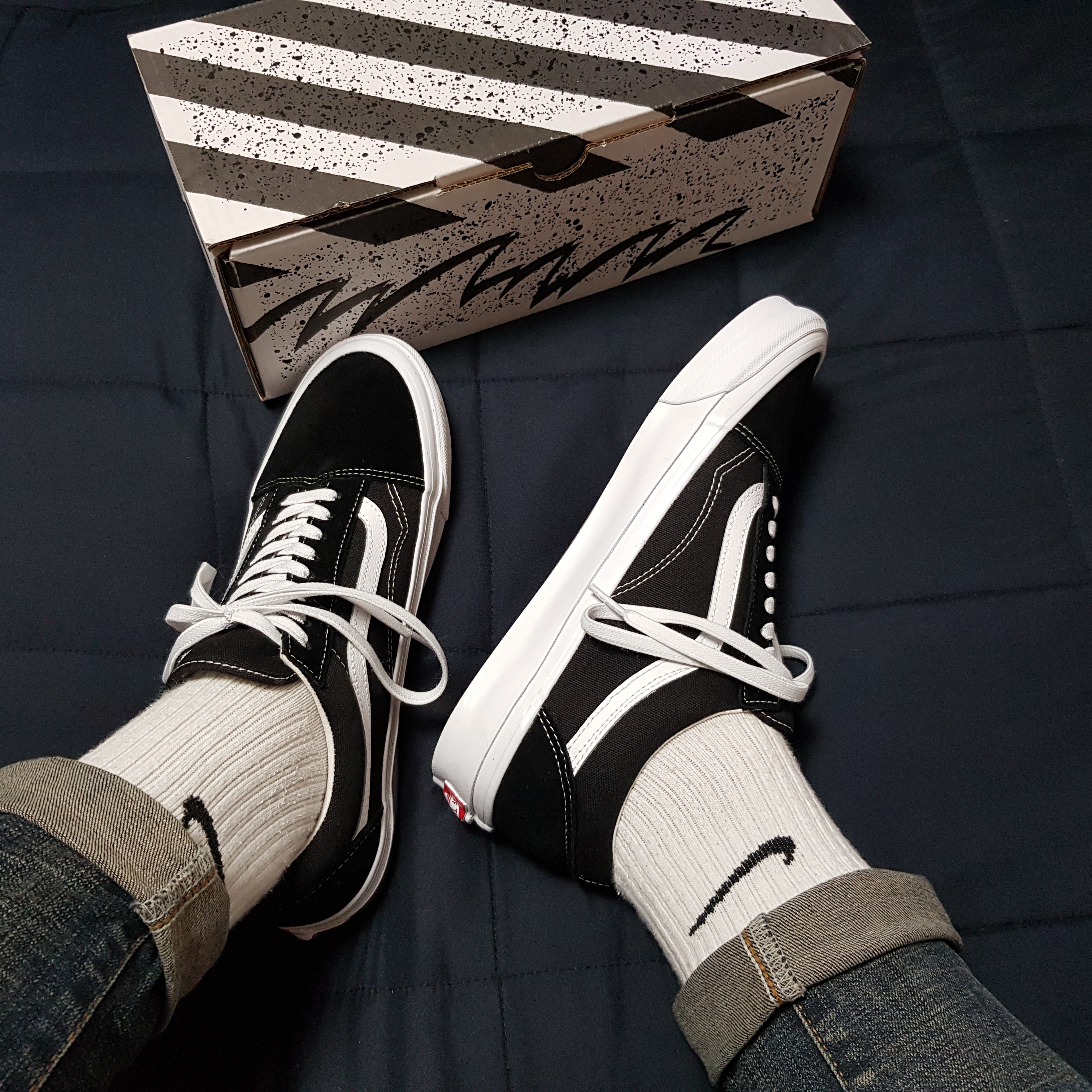 Vans Vault OG Old Skool LX Black 착용 스타일