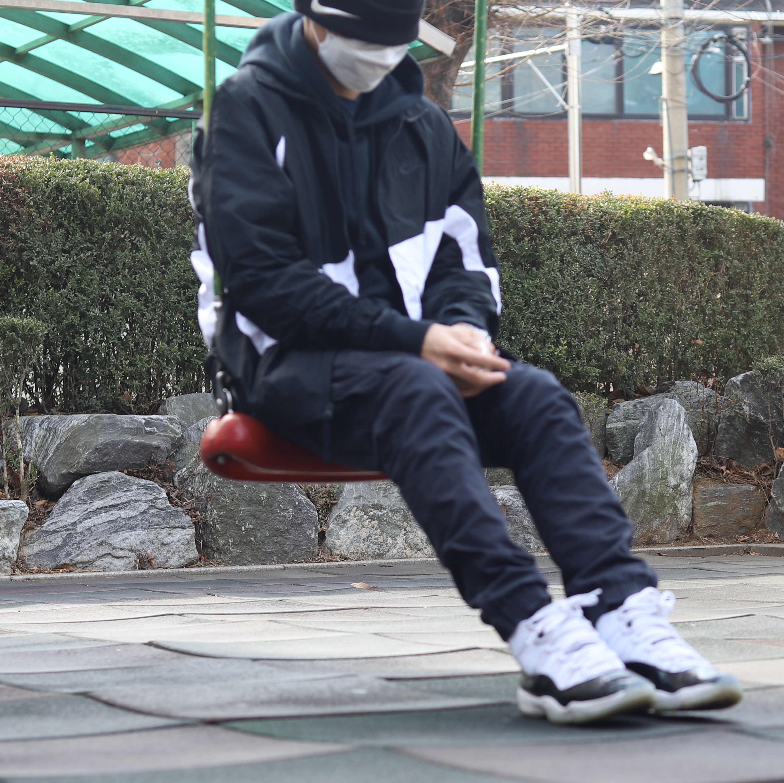 Jordan 11 Retro Concord 2018 착용 스타일