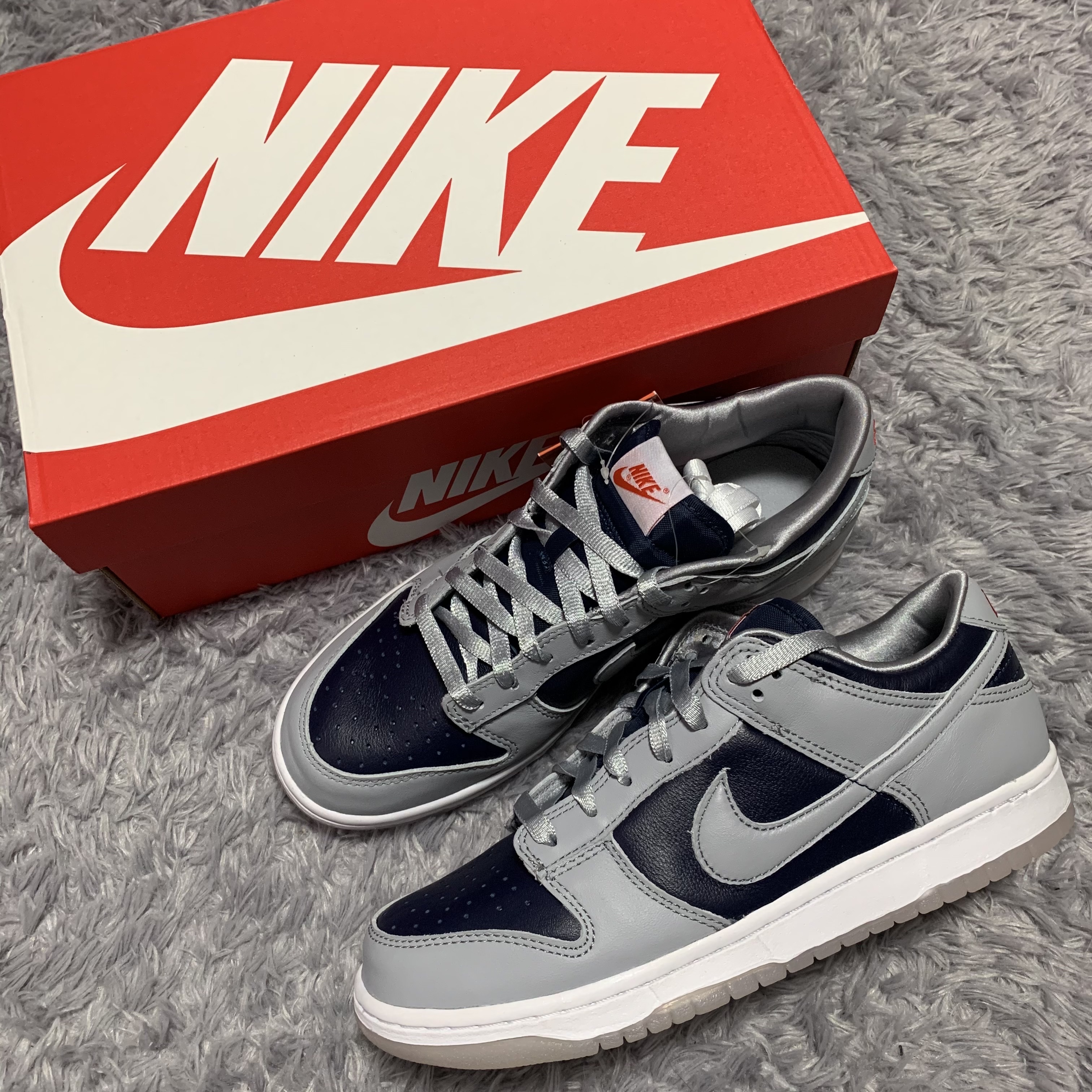 (W) Nike Dunk Low SP College Navy 착용 스타일