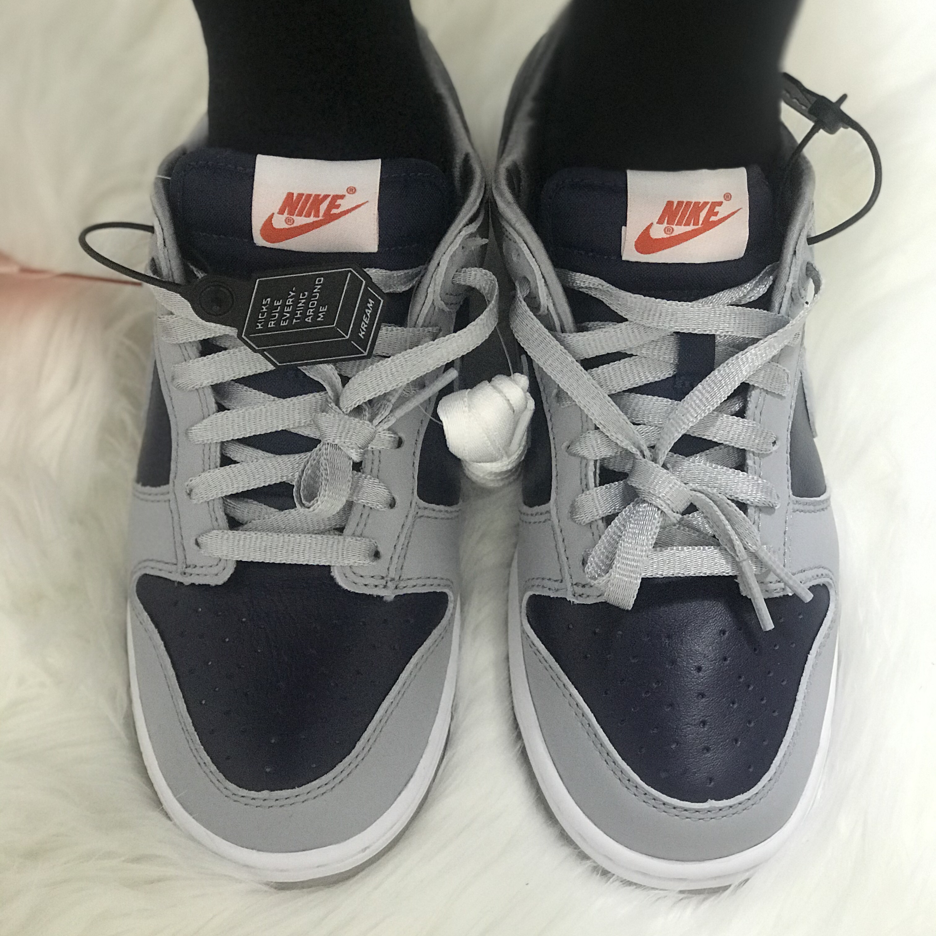 (W) Nike Dunk Low SP College Navy 착용 스타일