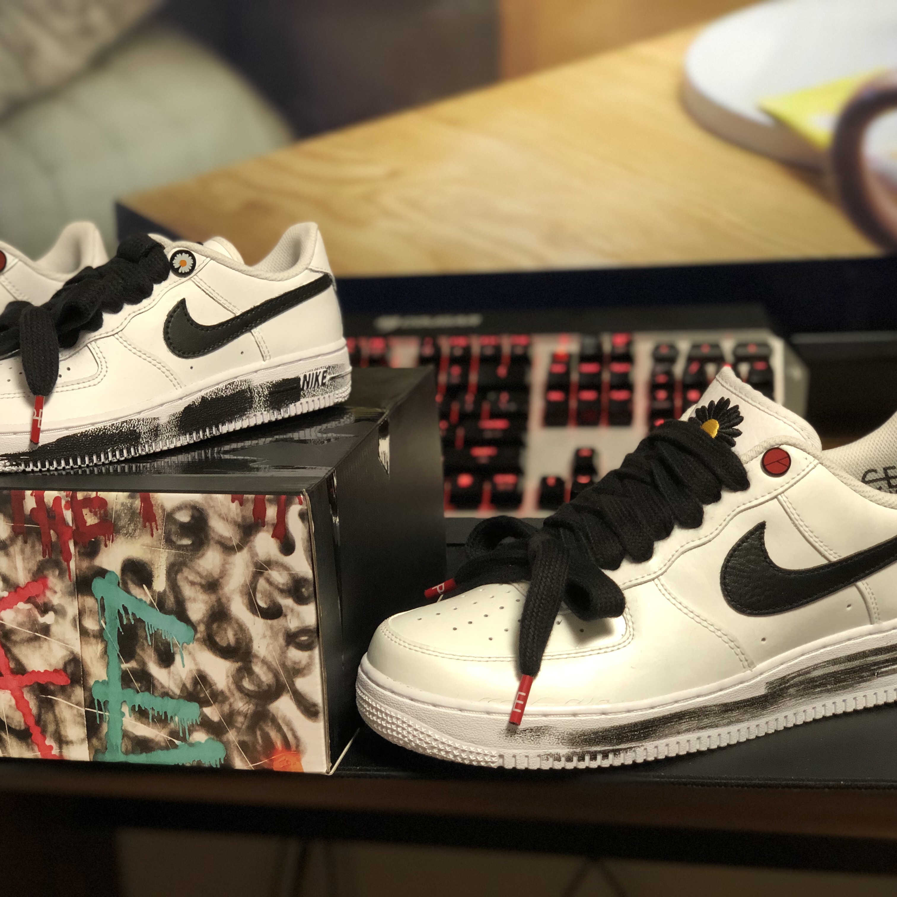 Nike x Peaceminusone Air Force 1 Low Para-Noise 2.0 착용 스타일 - 3
