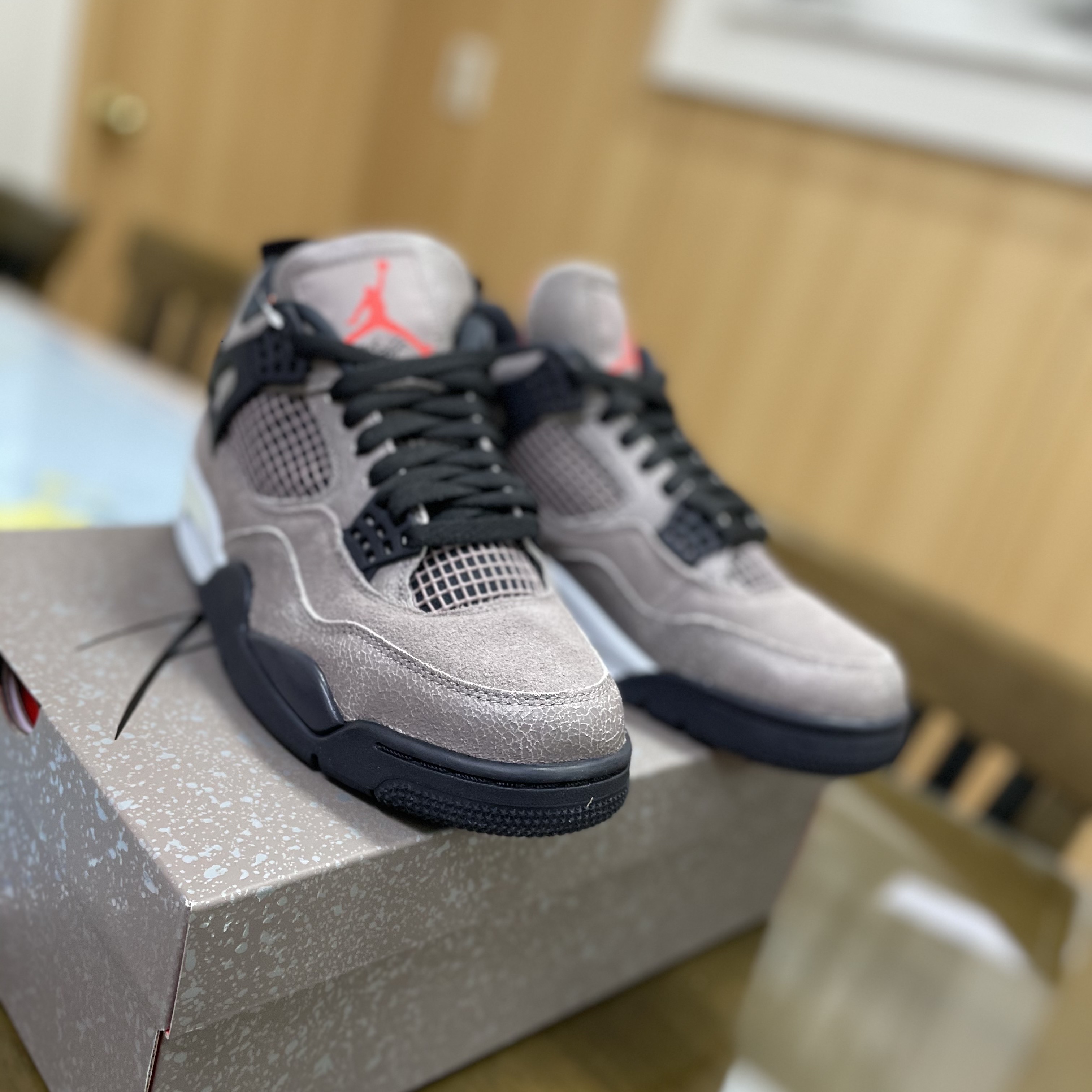 Jordan 4 Retro Taupe Haze 착용 스타일 - 5