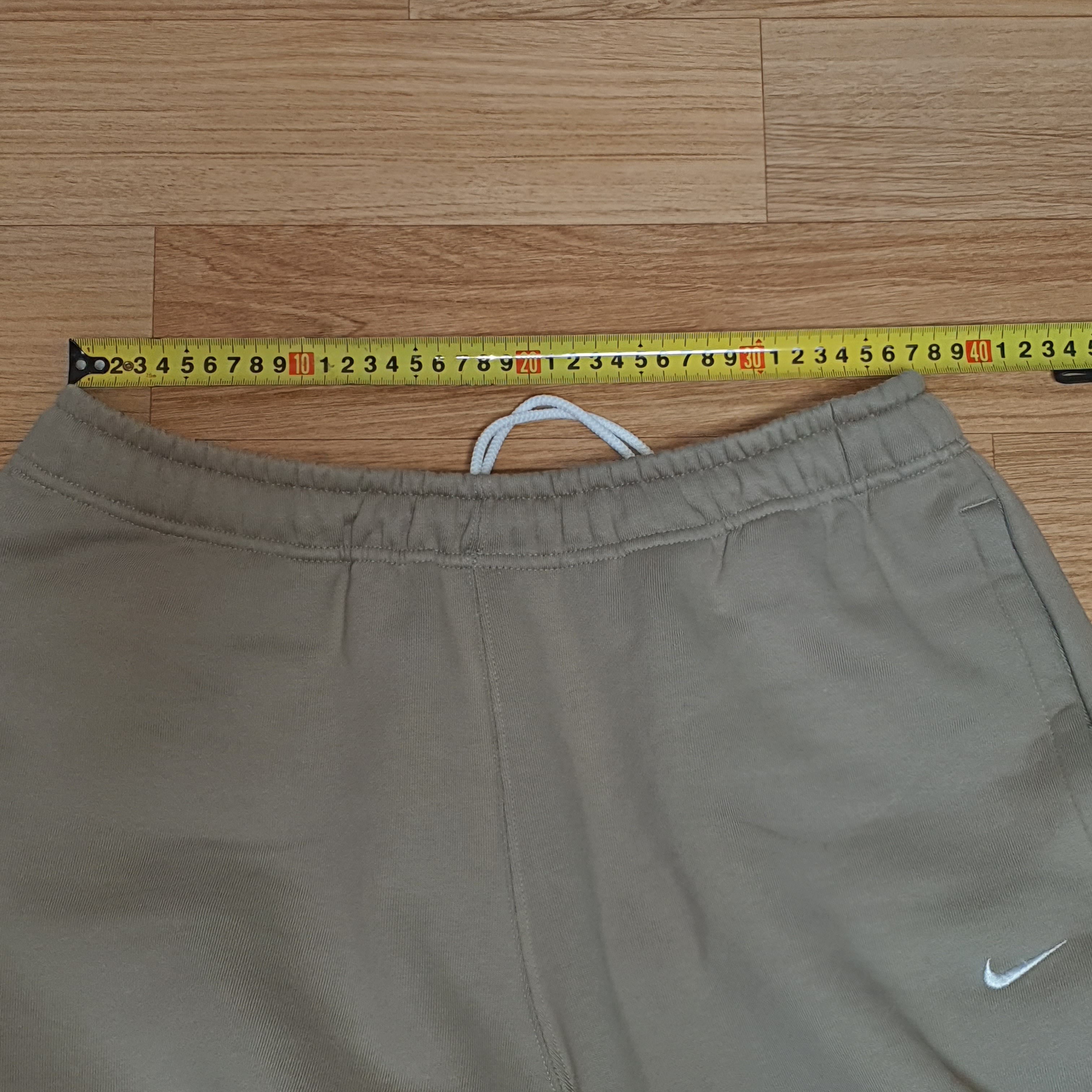 Nike NRG Solo Swoosh Fleece Pants Khaki - Asia 착용 스타일 - 3