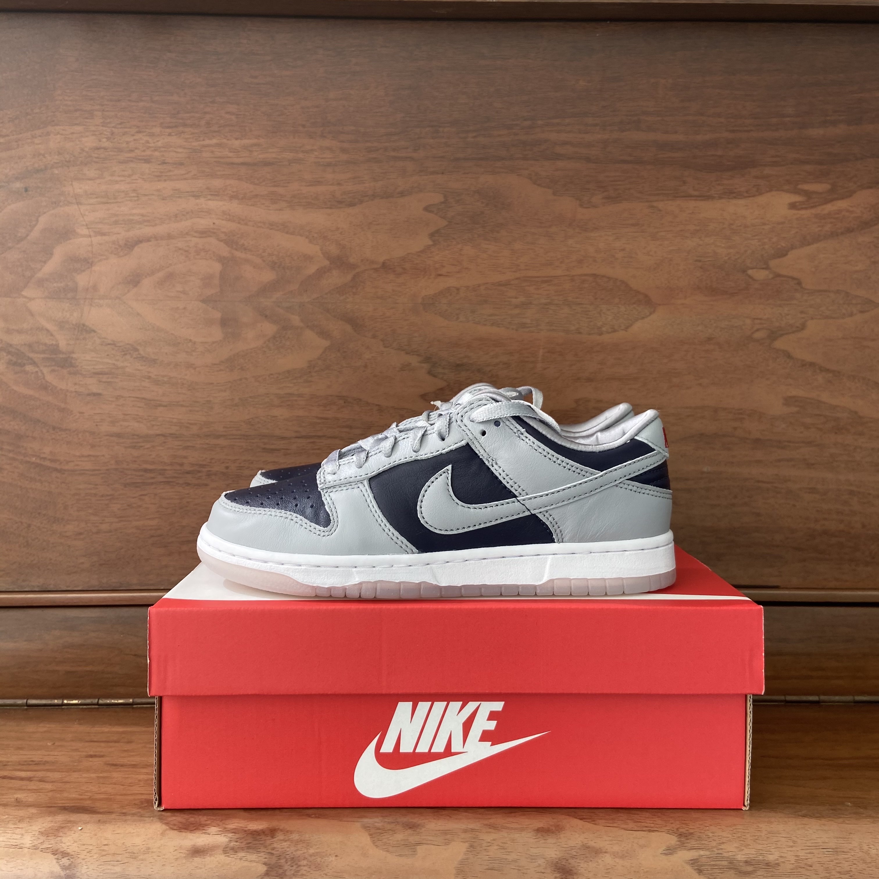 (W) Nike Dunk Low SP College Navy 착용 스타일