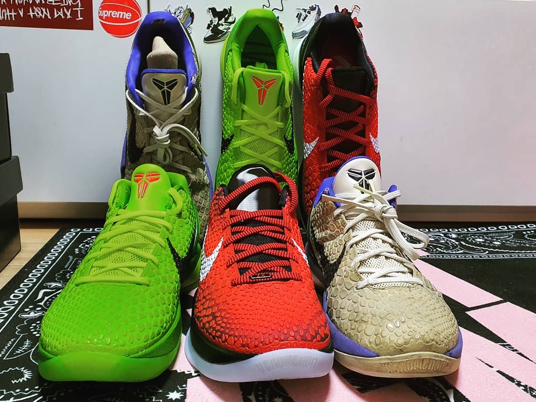 Nike Kobe 6 Protro All-Star, Nike Kobe 6 Protro Green Apple 착용 스타일 - 1