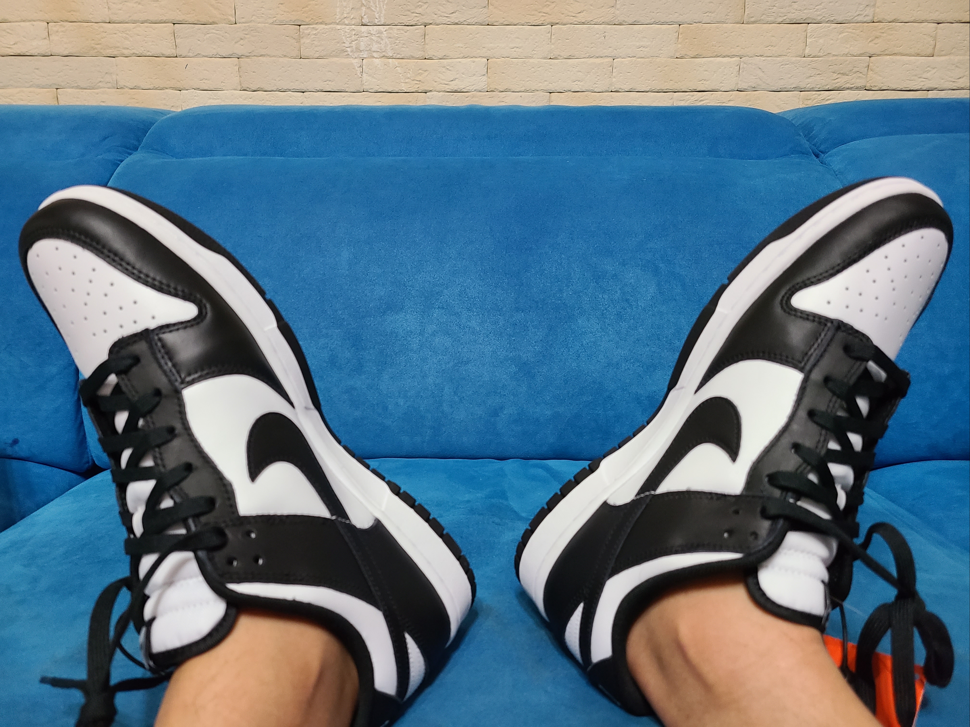 Nike Dunk Low Retro Black 착용 스타일 - 5