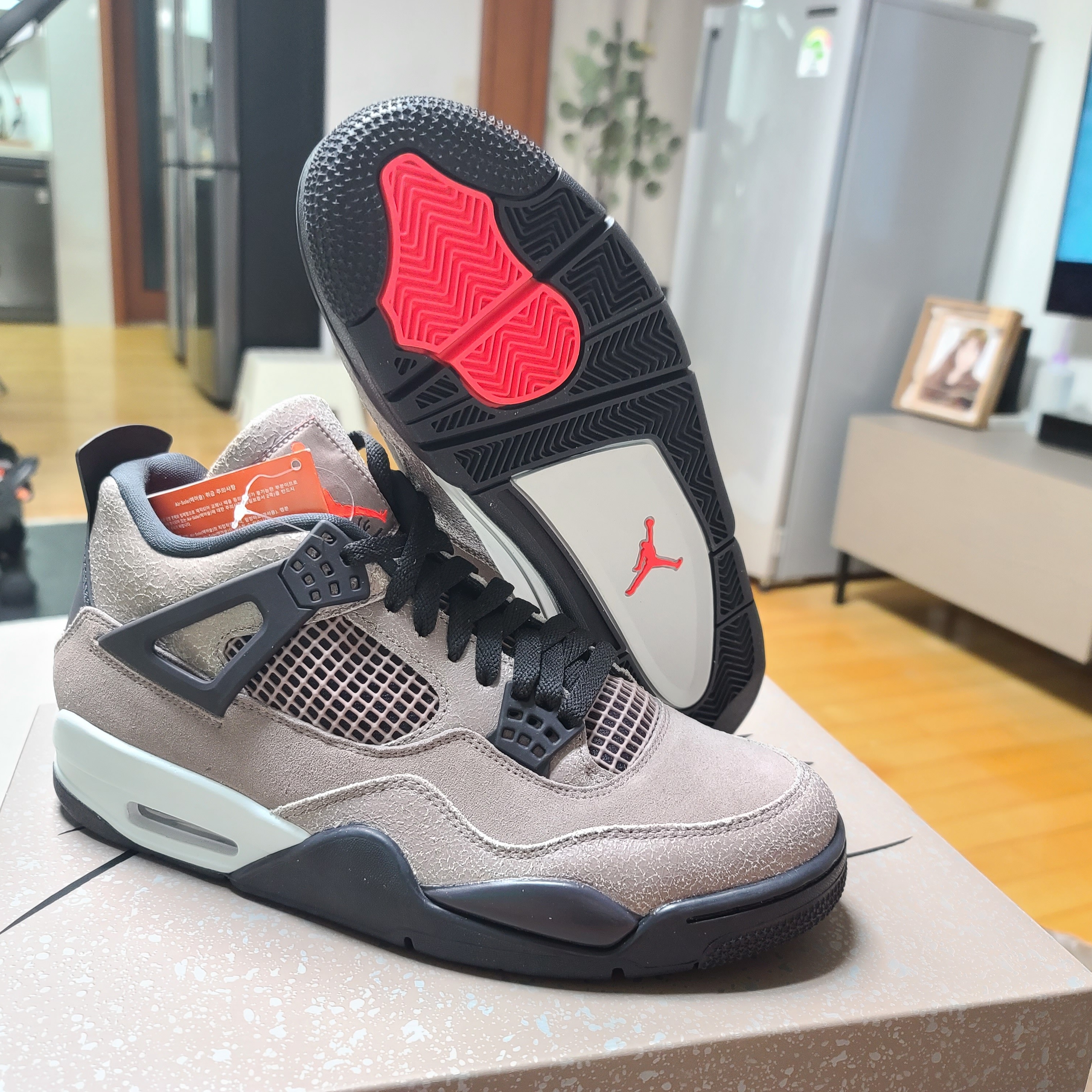 Jordan 4 Retro Taupe Haze 착용 스타일 - 2