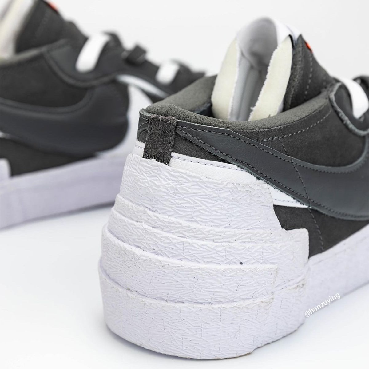 Nike x Sacai Blazer Mid White Black Legend Blue, Nike x Sacai Blazer Mid Snow Beach 착용 스타일 - 4