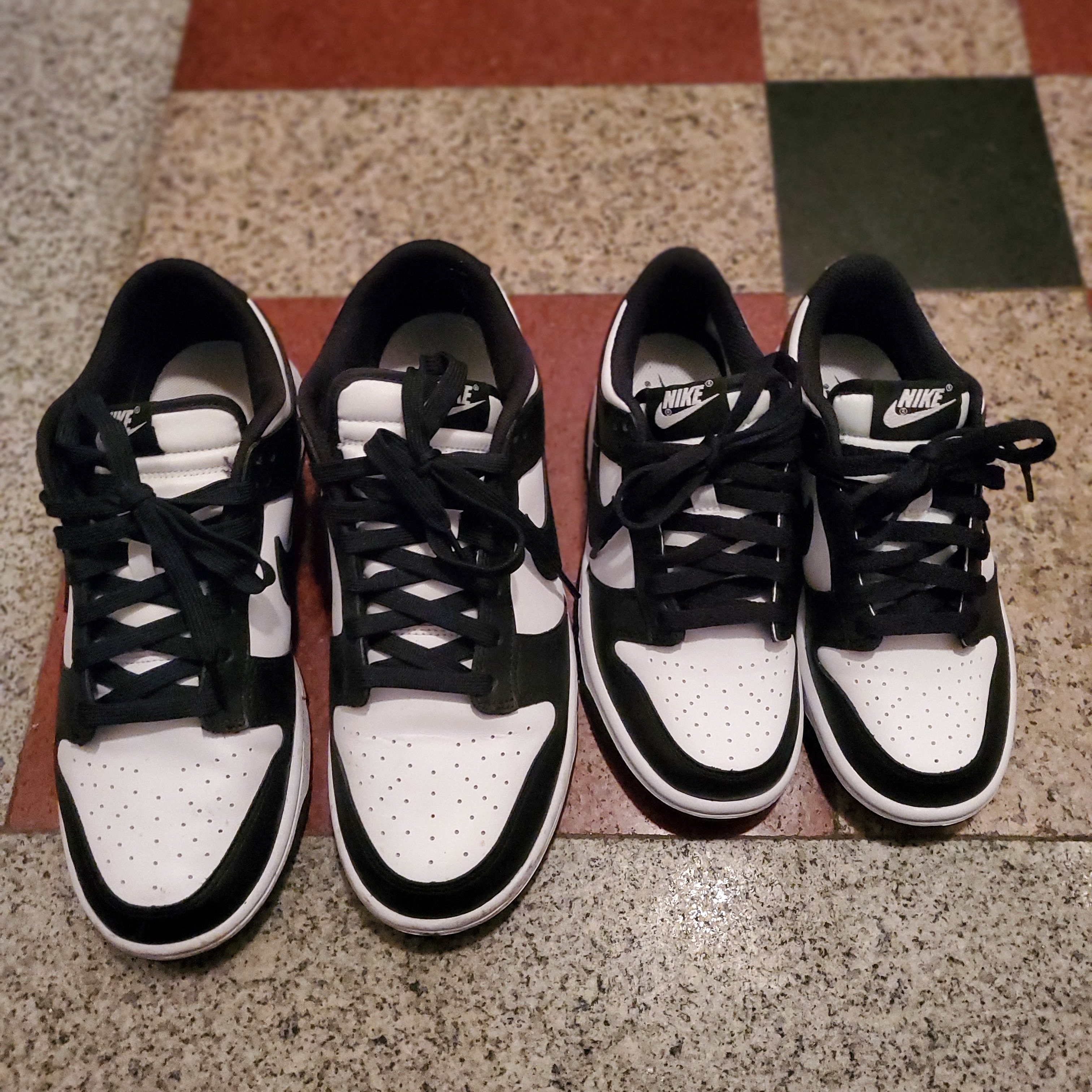 Nike Dunk Low Retro Black, (GS) Nike Dunk Low Black 착용 스타일