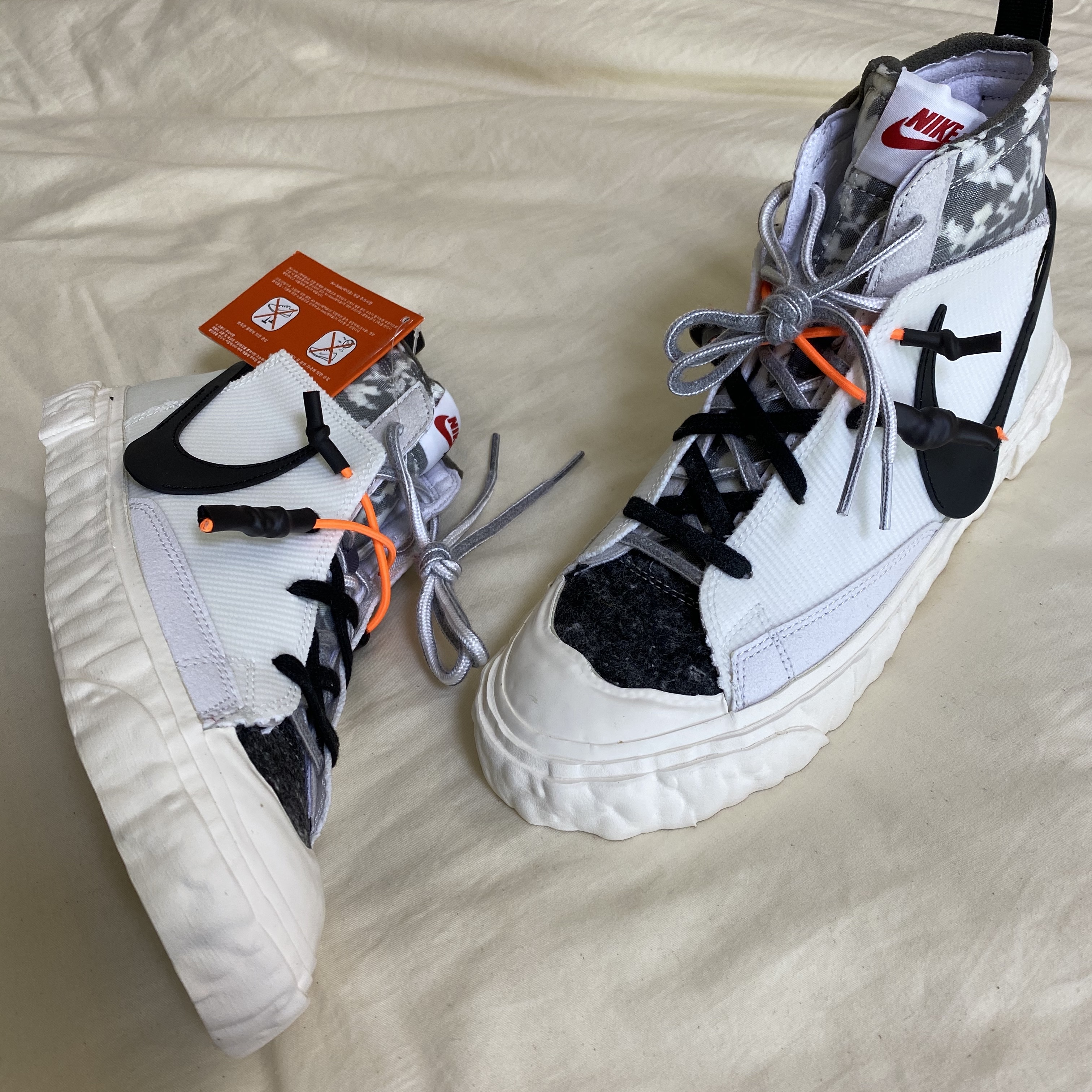 Nike x Readymade Blazer Mid White 착용 스타일 - 1