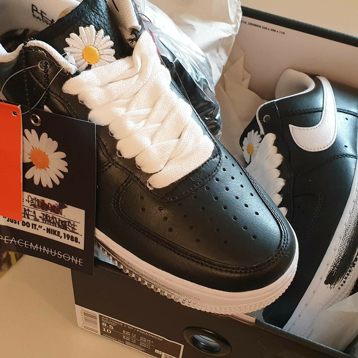 Nike x Peaceminusone Air Force 1 Low Para-Noise 착용 스타일