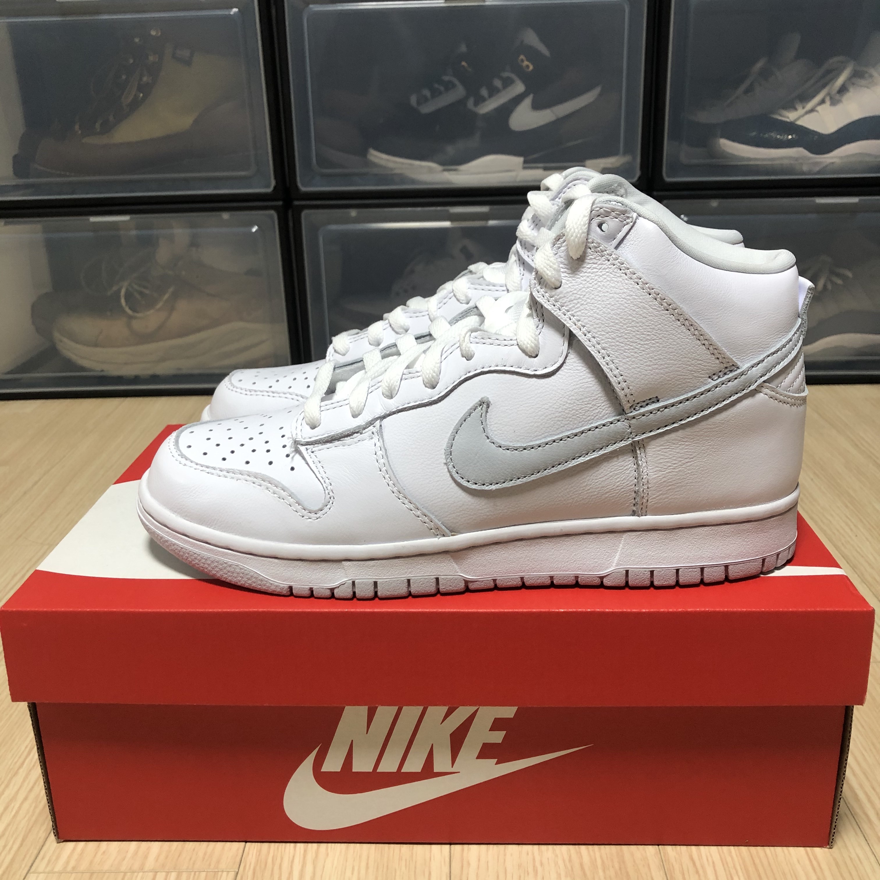 Nike Dunk High SP Pure Platinum 착용 스타일 - 1
