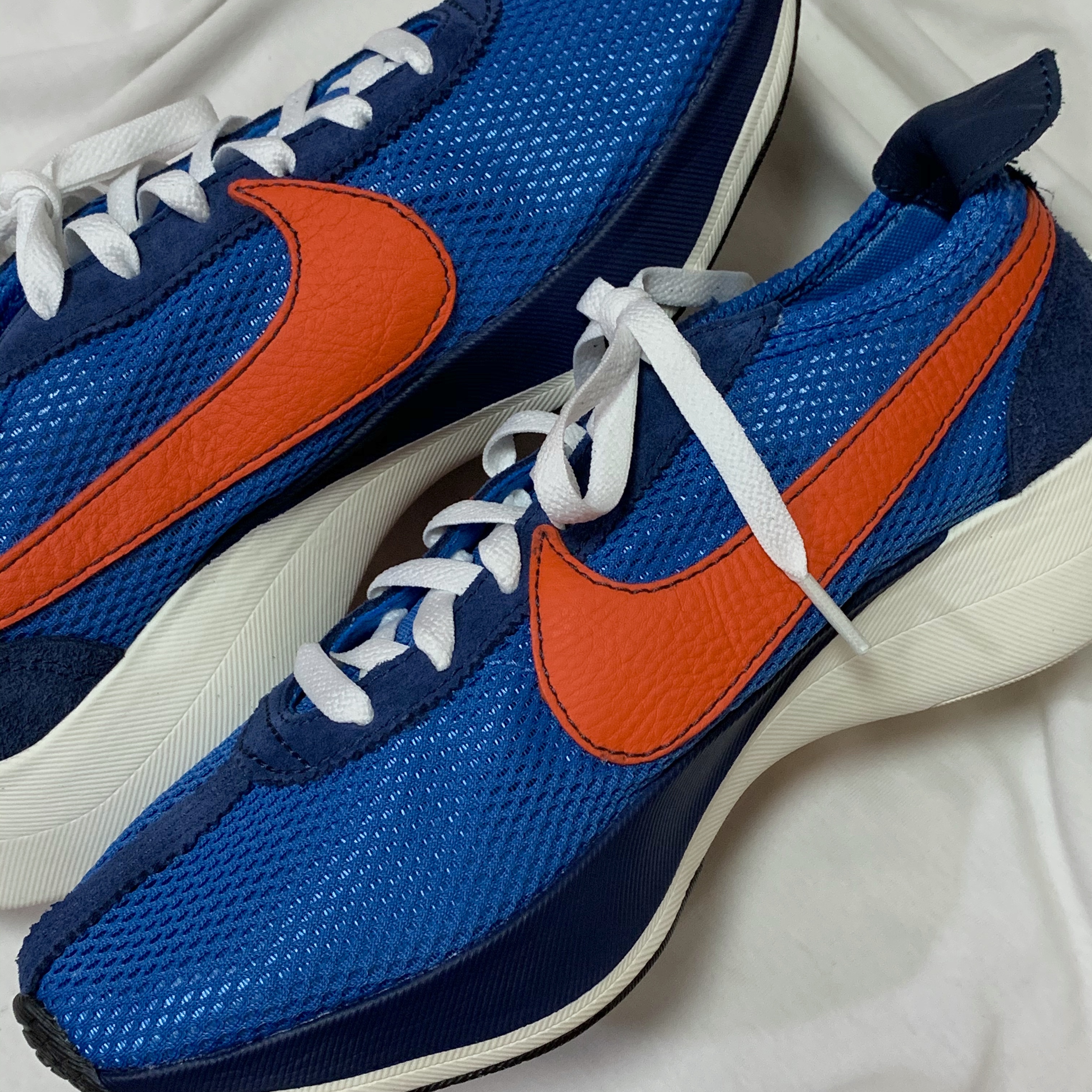 Nike Moon Racer Mountain Blue Team Orange 착용 스타일 - 2