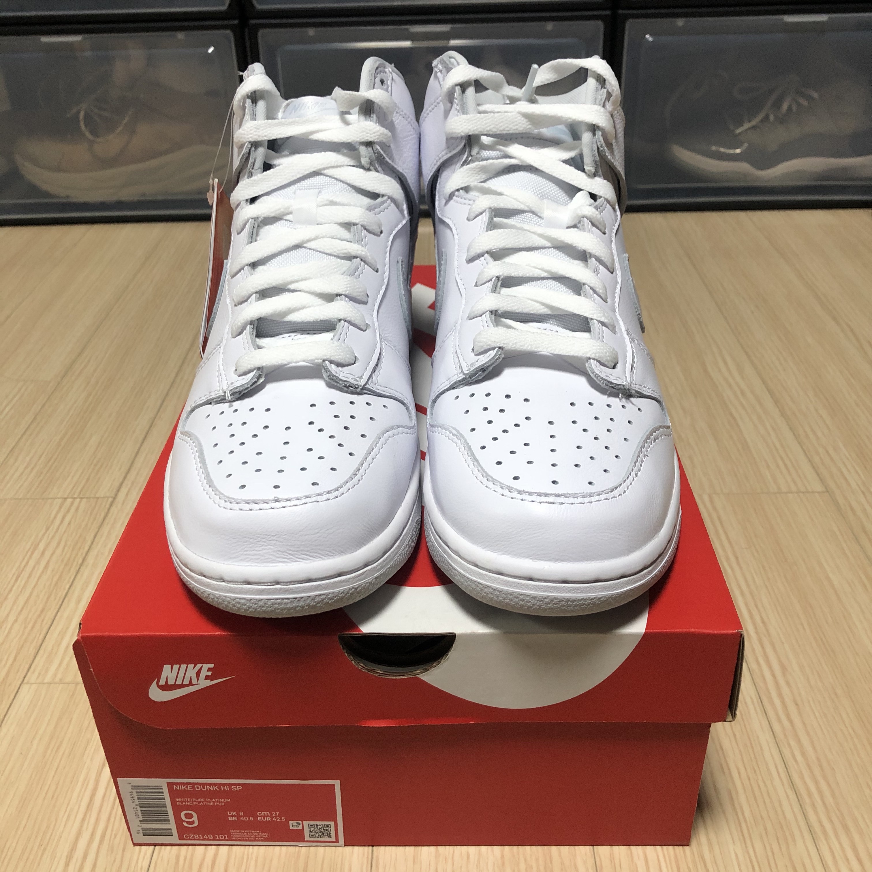 Nike Dunk High SP Pure Platinum 착용 스타일 - 2