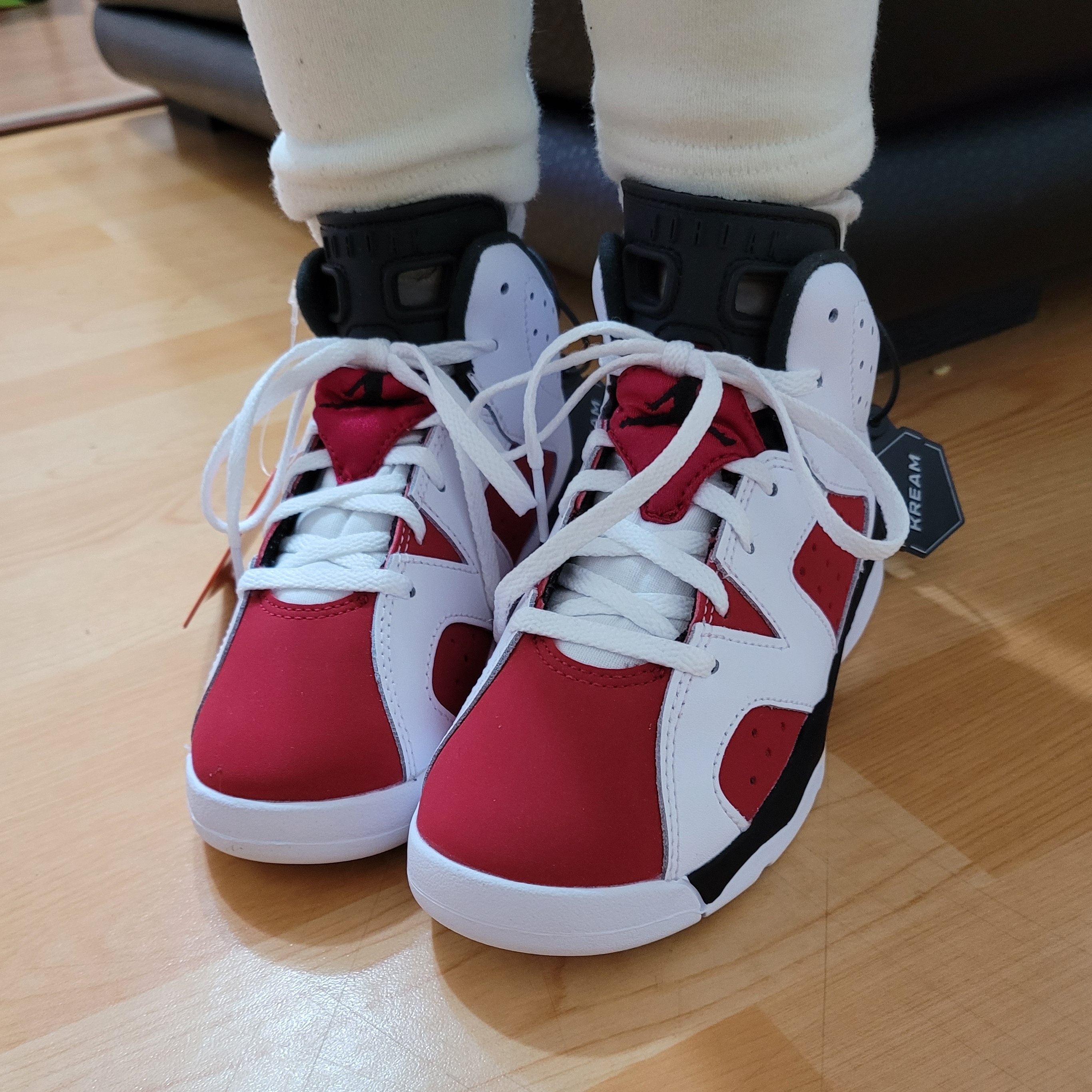(PS) Nike Dunk Low Black, (PS) Jordan 6 Retro Carmine 2021 착용 스타일 - 2