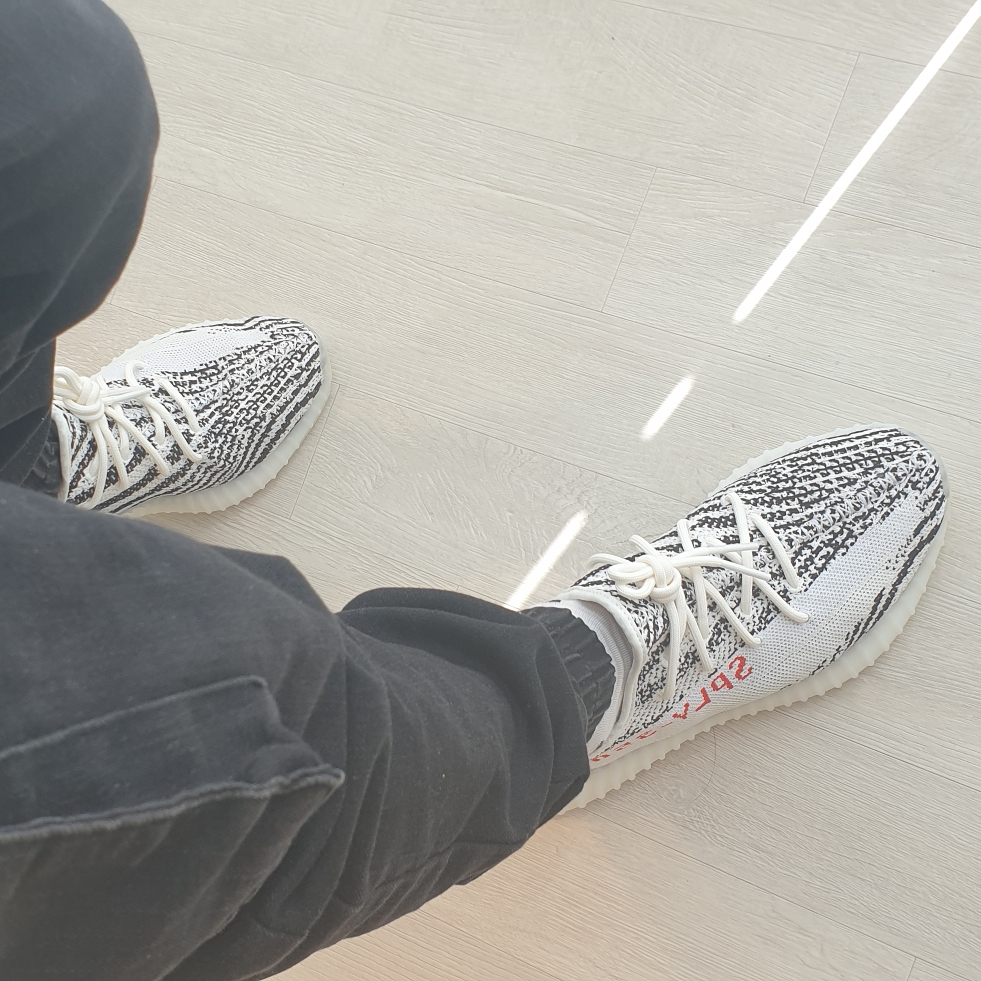 Adidas Yeezy Boost 350 V2 Zebra 2017/2019/2020 착용 스타일 - 2