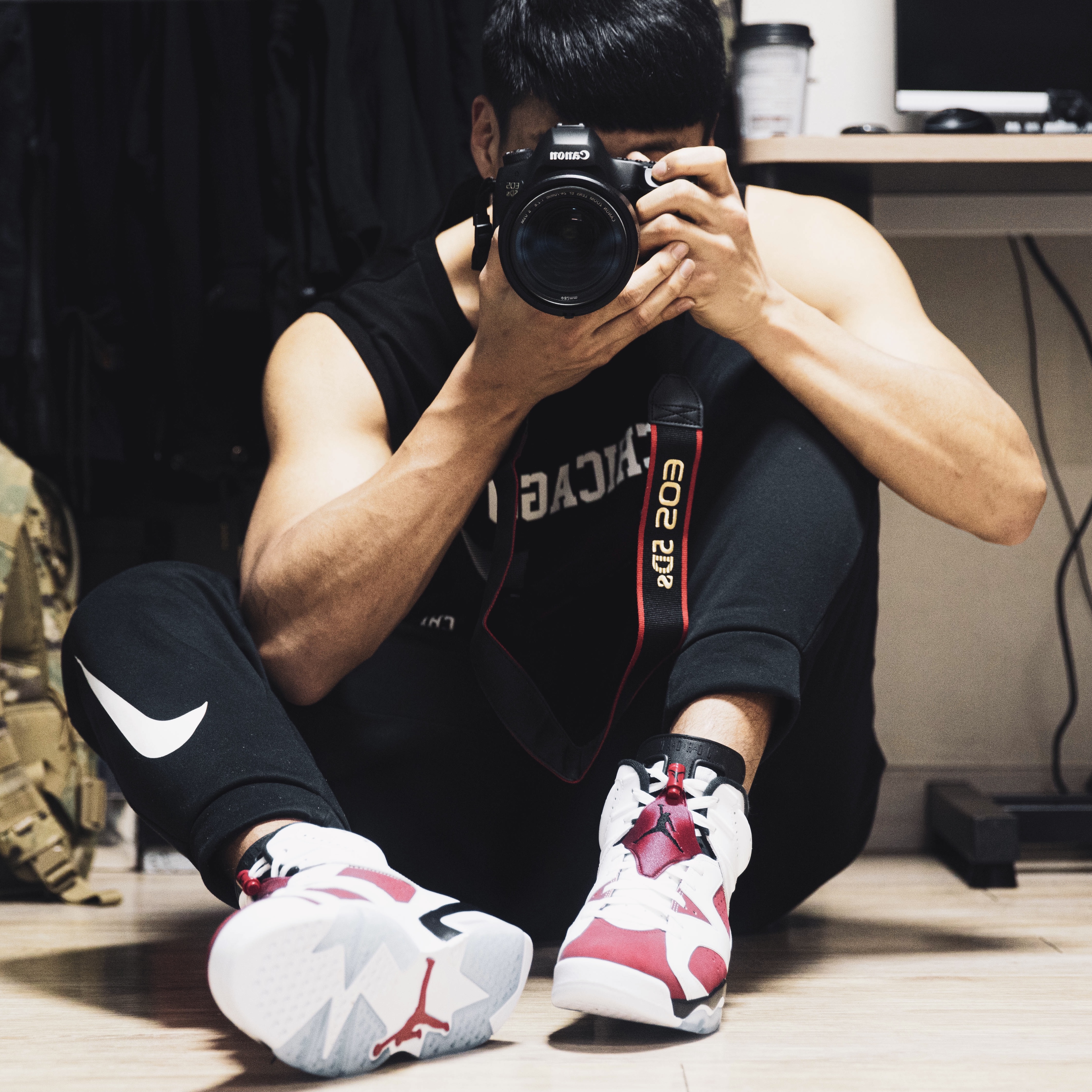 Jordan 6 Retro Carmine 2021 착용 스타일