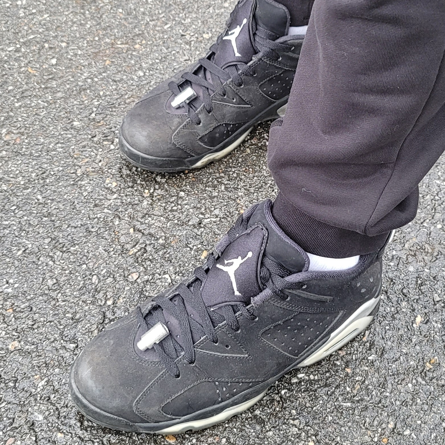 Jordan 6 Retro Low Chrome 2015 착용 스타일 - 2