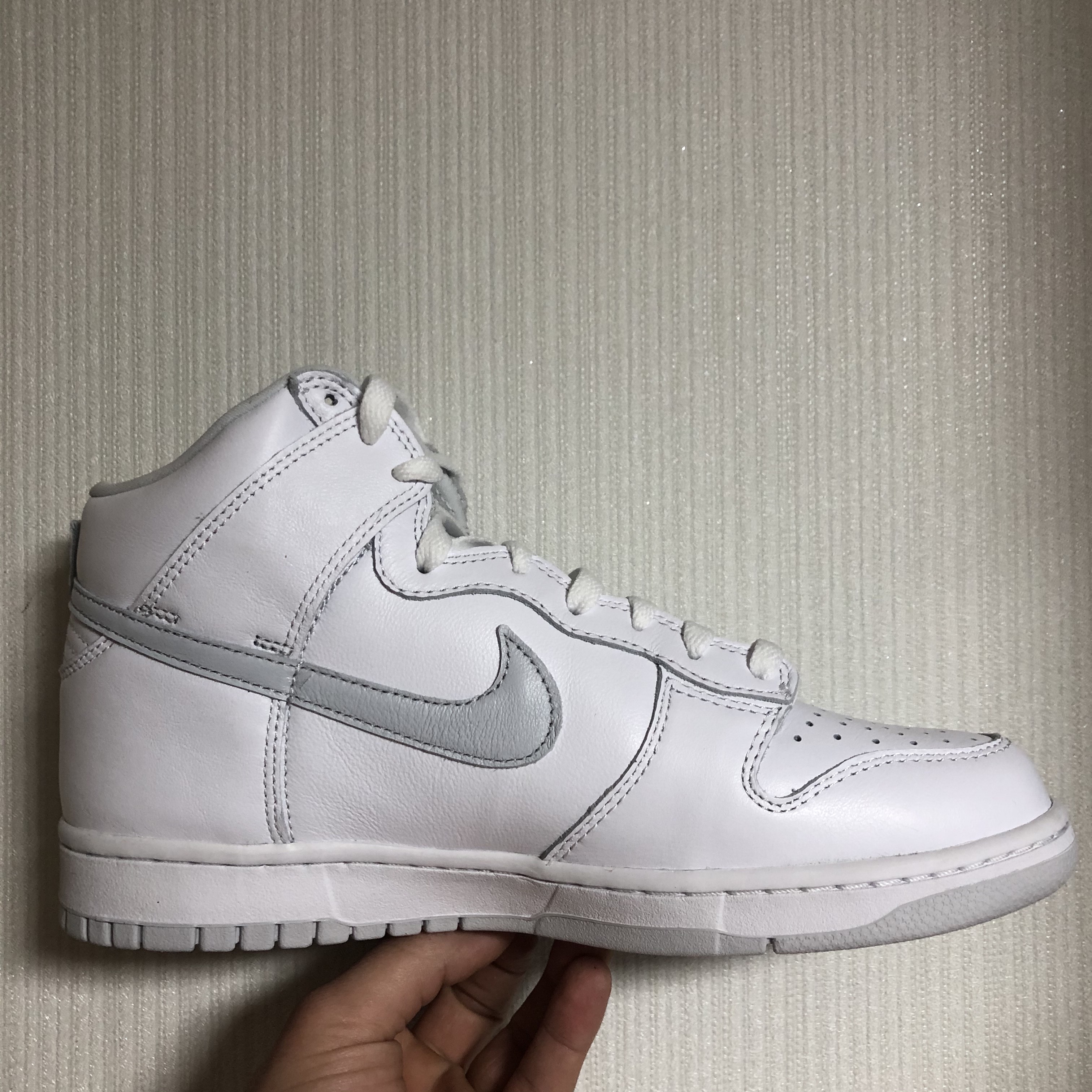 Nike Dunk High SP Pure Platinum 착용 스타일 - 4