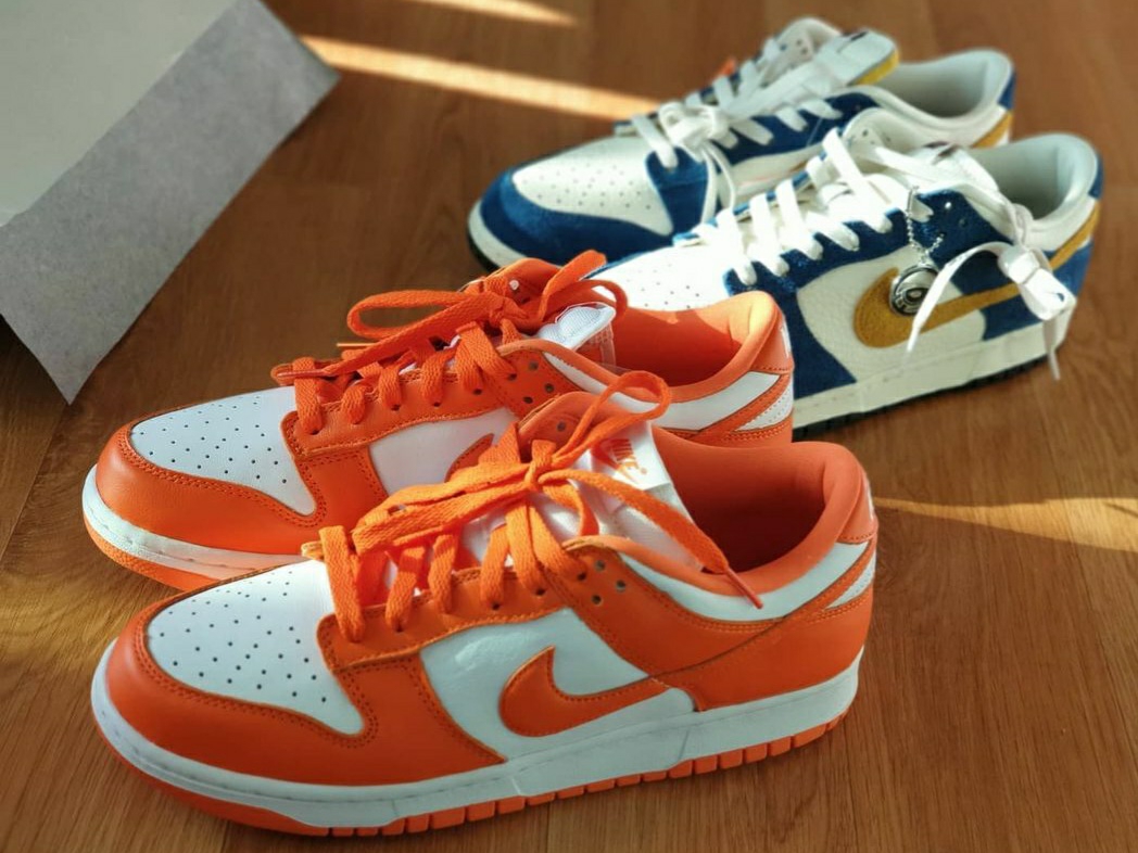 Nike Dunk Low SP Syracuse 2020, Nike x Kasina Dunk Low 80's Bus 착용 스타일