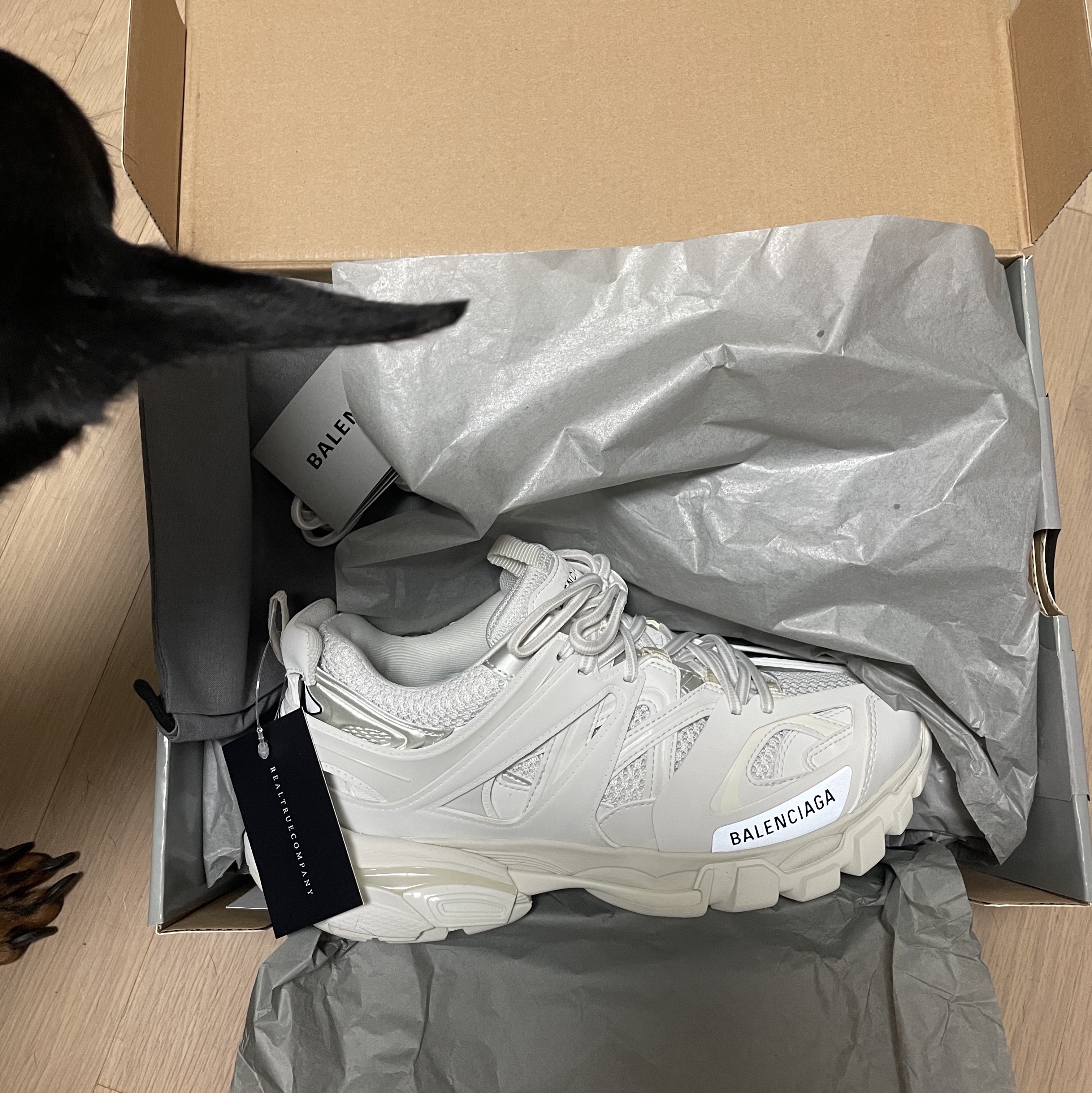 Balenciaga Track Sneakers White 2019 착용 스타일