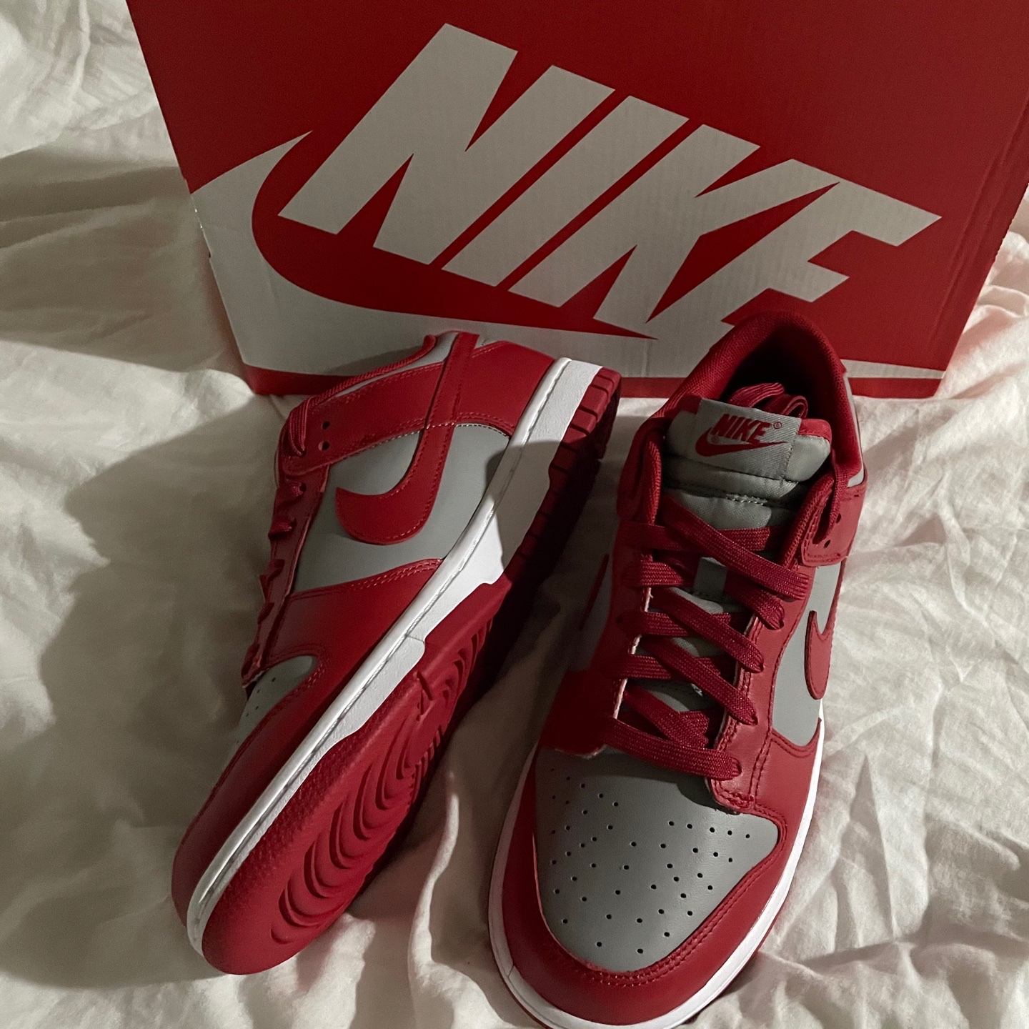 Nike Dunk Low Retro Medium Grey, Nike SB Dunk High Pro Baroque Brown 착용 스타일 - 1