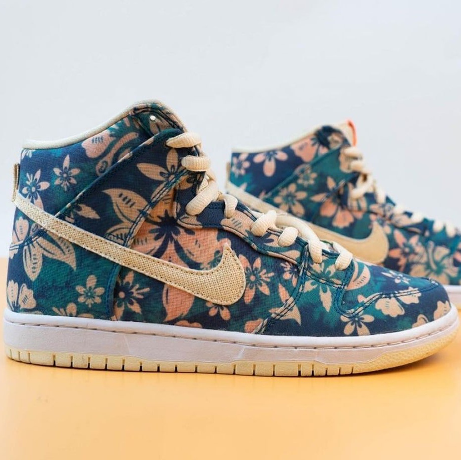 Nike SB Dunk High Pro Hawaii, Nike Dunk Low KicksHawaii Aloha 착용 스타일 - 2