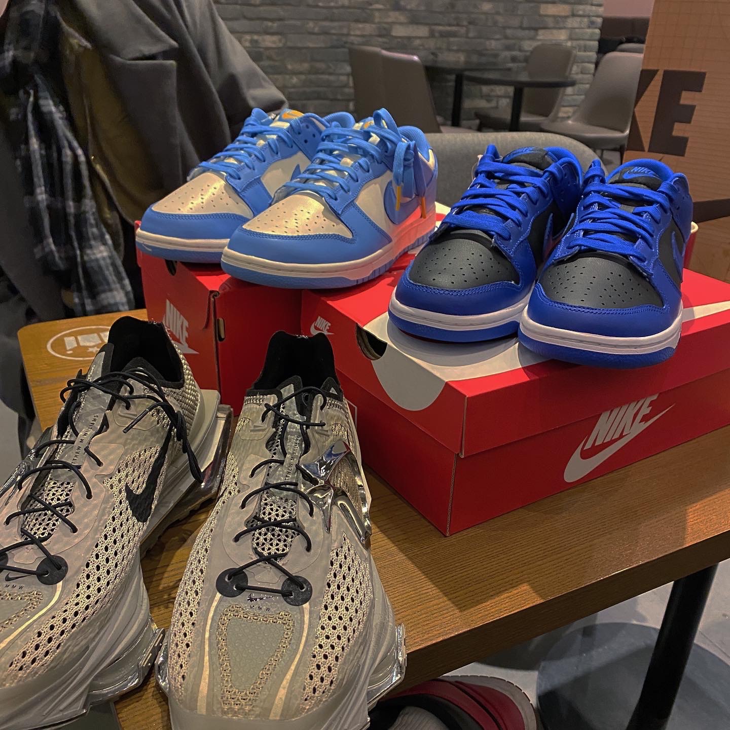 Nike x Matthew M Williams Zoom 004 Stone, (W) Nike Dunk Low Coast 착용 스타일 - 1